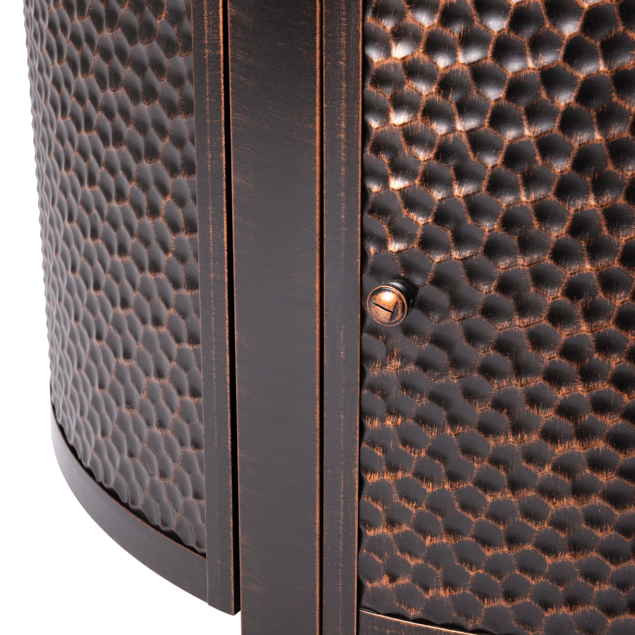 Well Traveled Living Weyland Round LPG Fire Pit in Antique Bronze
