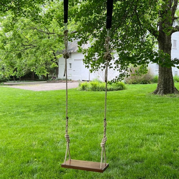 Sweet Swinging Bench Swing - Walnut