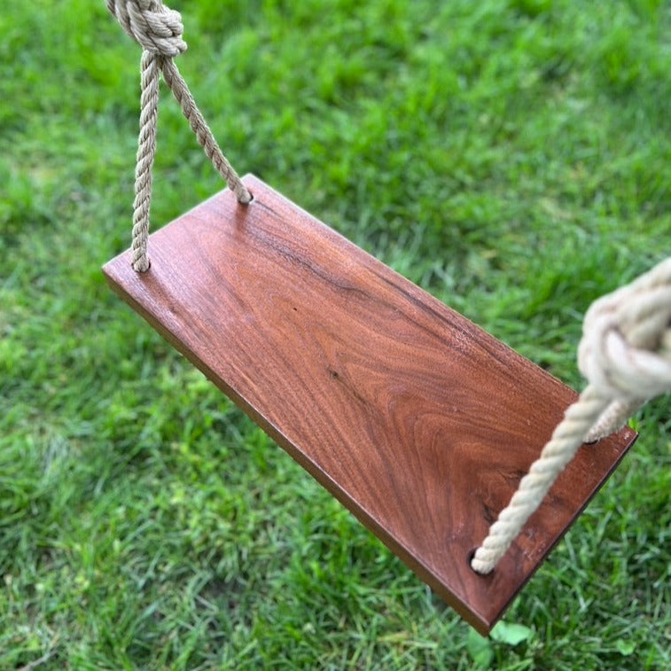 Sweet Swinging Bench Swing - Walnut