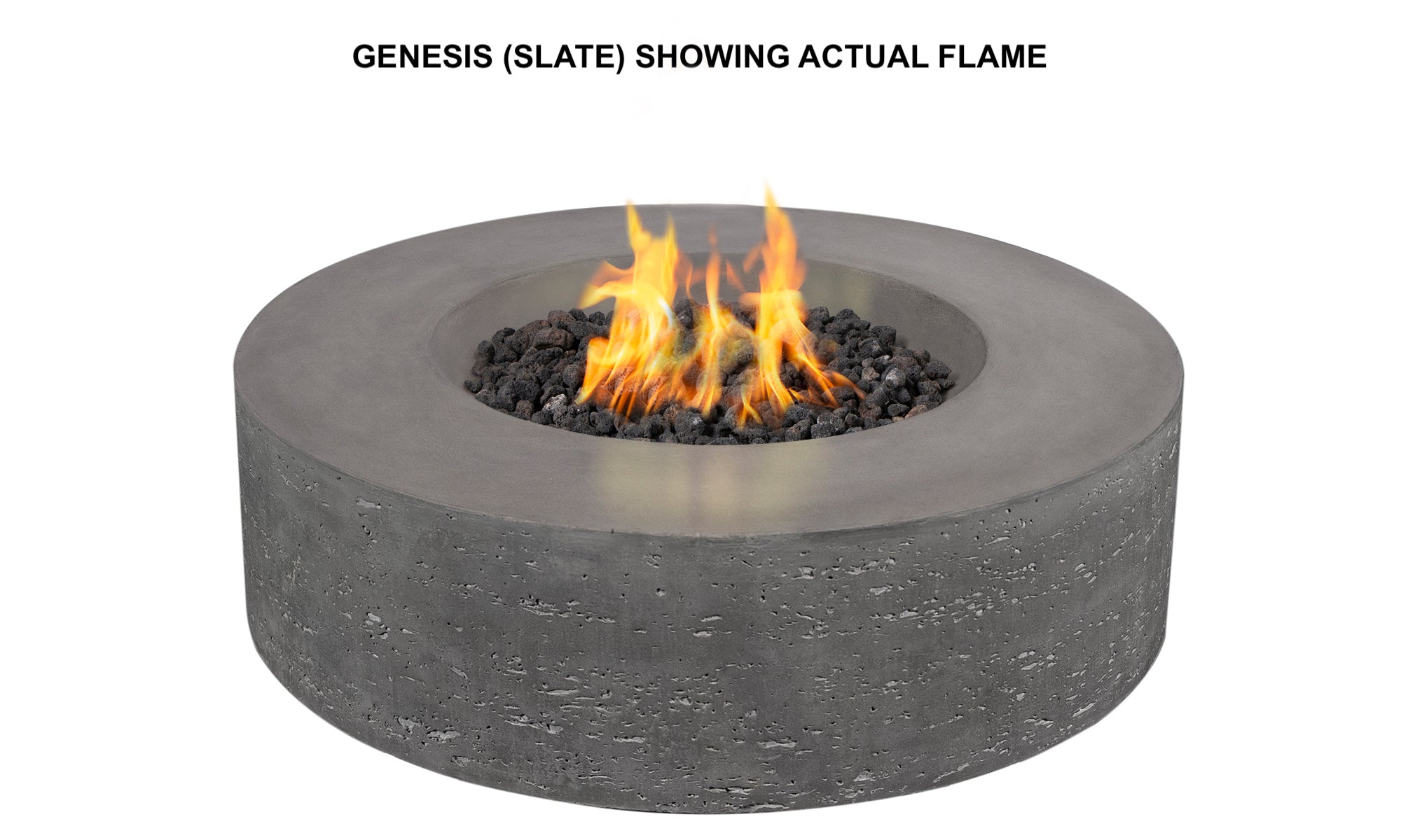 Pyromania Genesis Concrete Fire Table - Round 41"