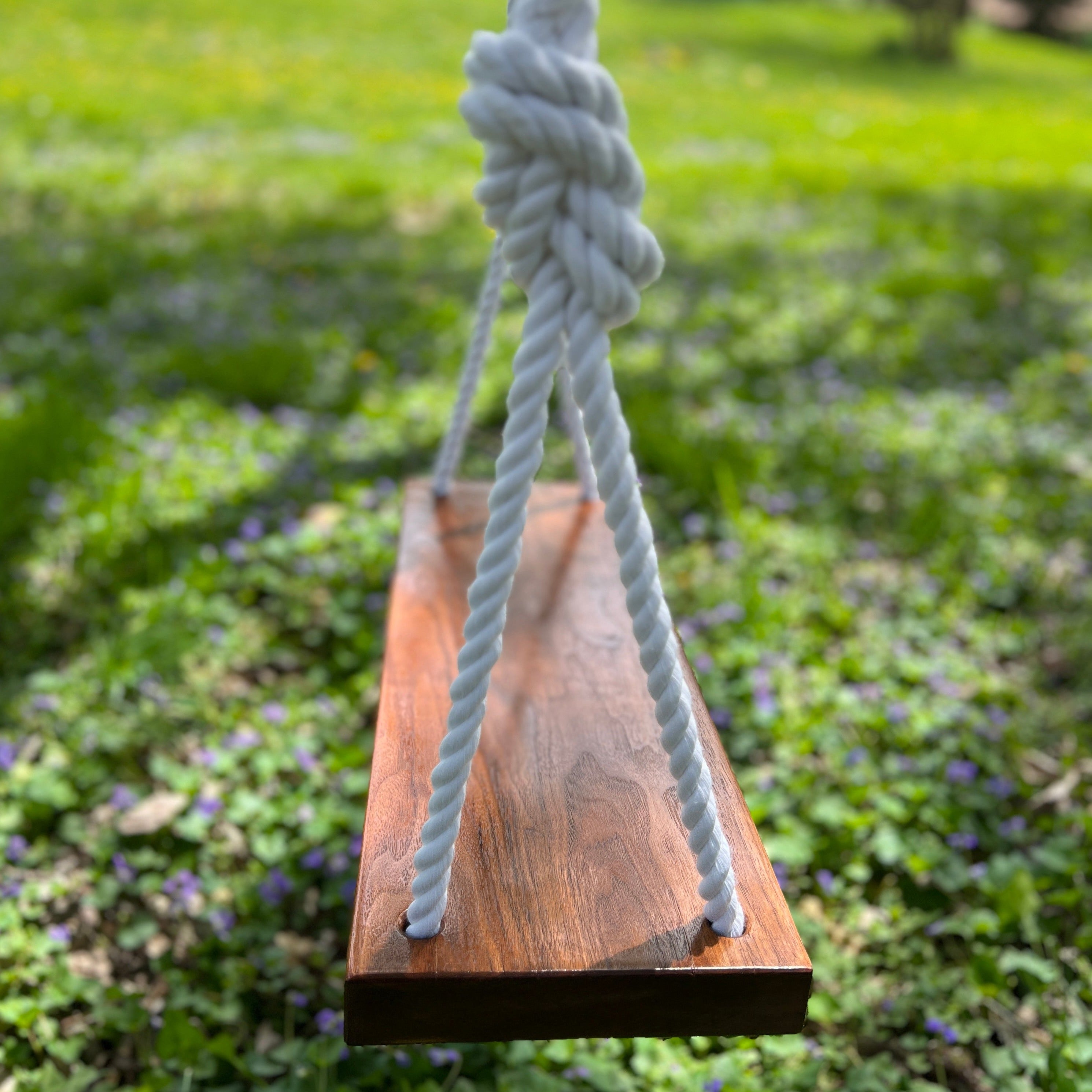 Sweet Swinging Bench Swing - Walnut