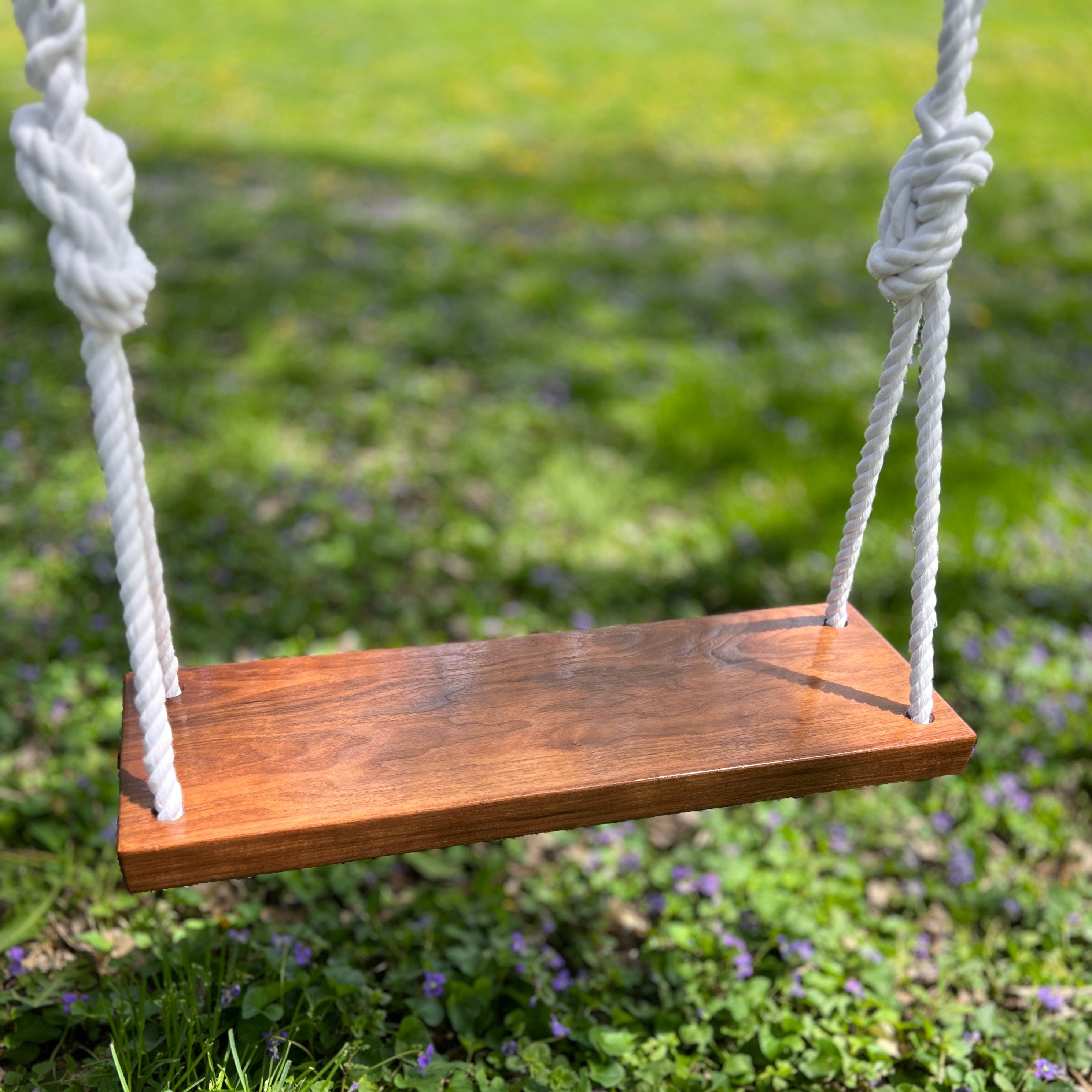 Sweet Swinging Bench Swing - Walnut