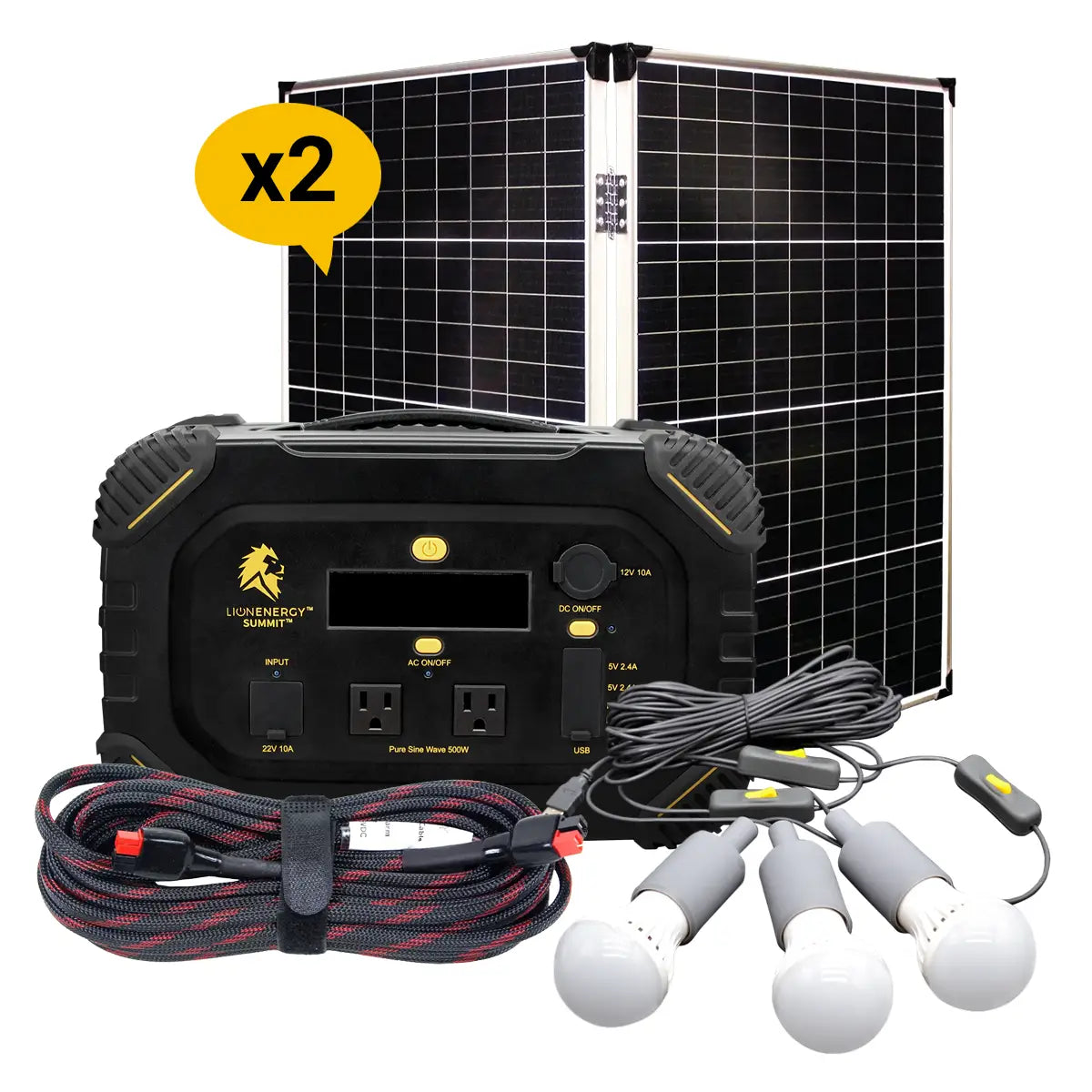 Lion Energy Lion Summit - 530W/665Wh Portable Generator Kit