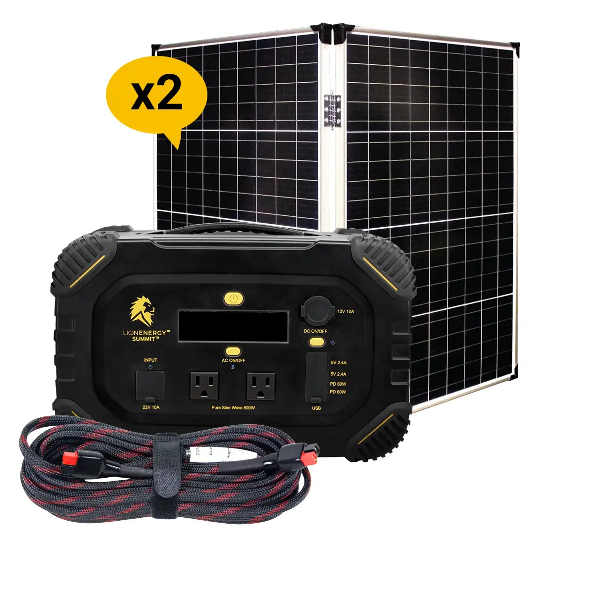 Lion Energy Lion Summit - 530W/665Wh Portable Generator Kit