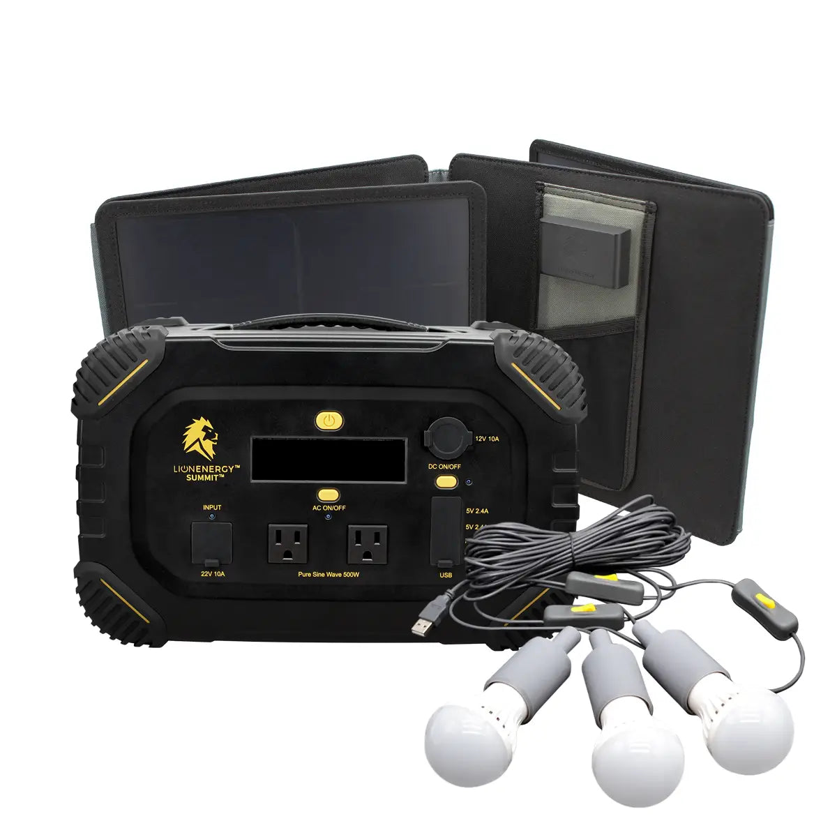 Lion Energy Lion Summit - 530W/665Wh Portable Generator Kit