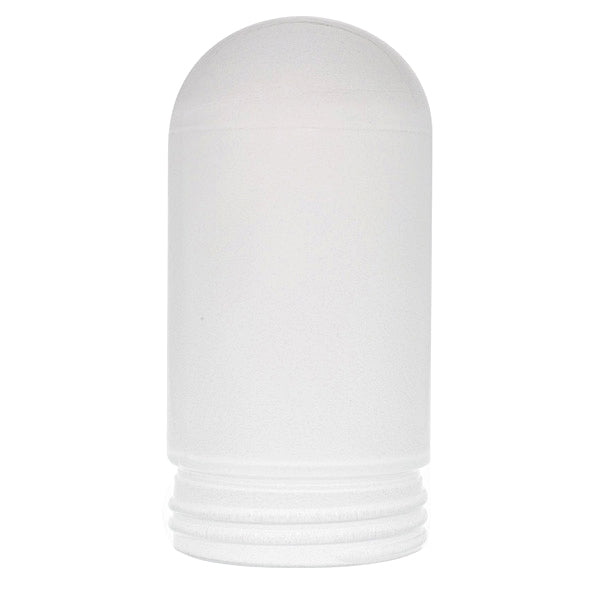 7"x 3" White Frosted Jelly Jar Glass Globe Replacement