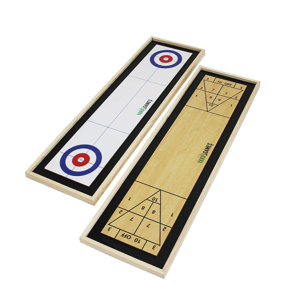 Yard Games Curling & Shuffleboard 2 in 1