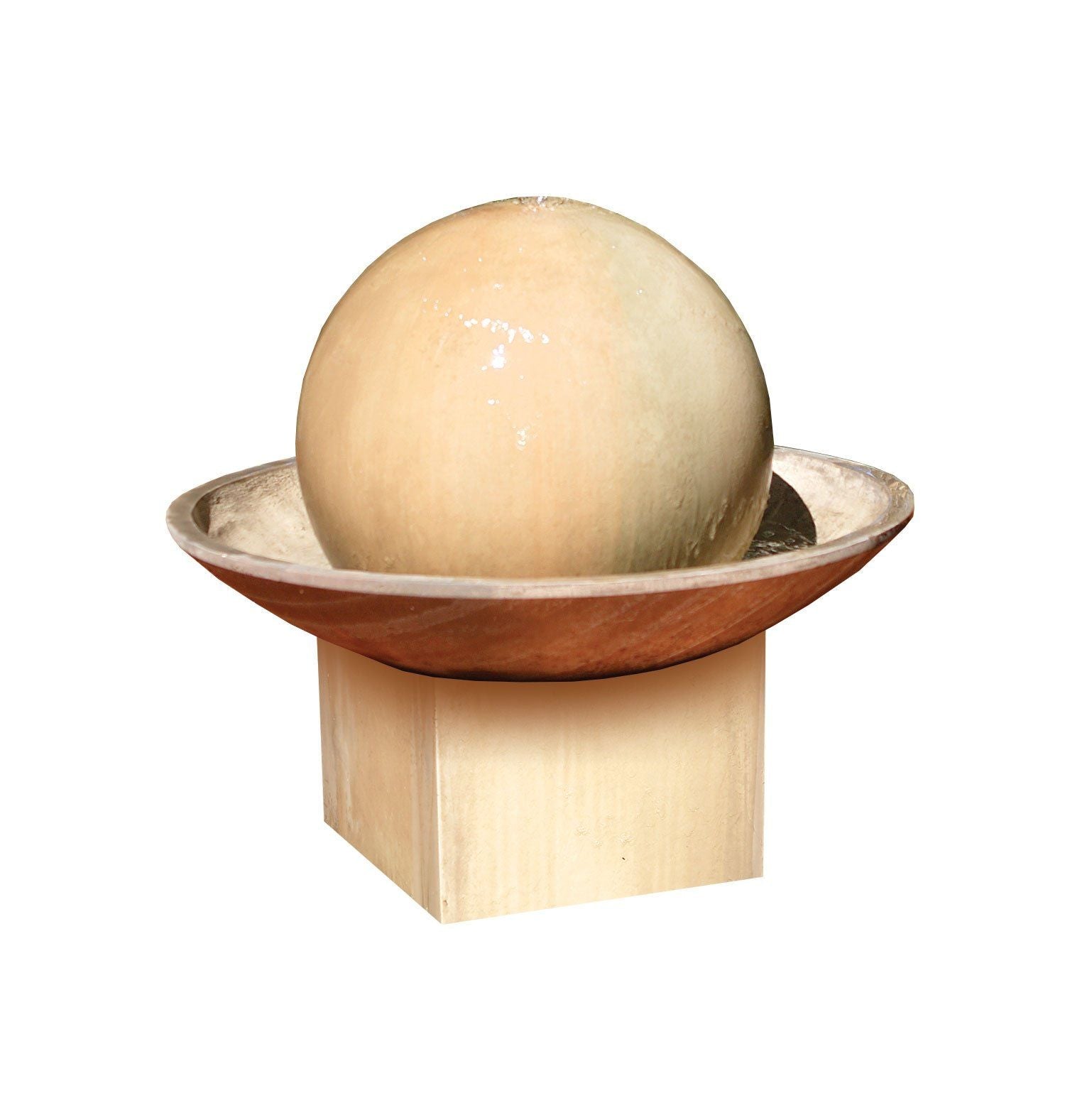 Phoenix Precast Products Ball & Wok Fountain