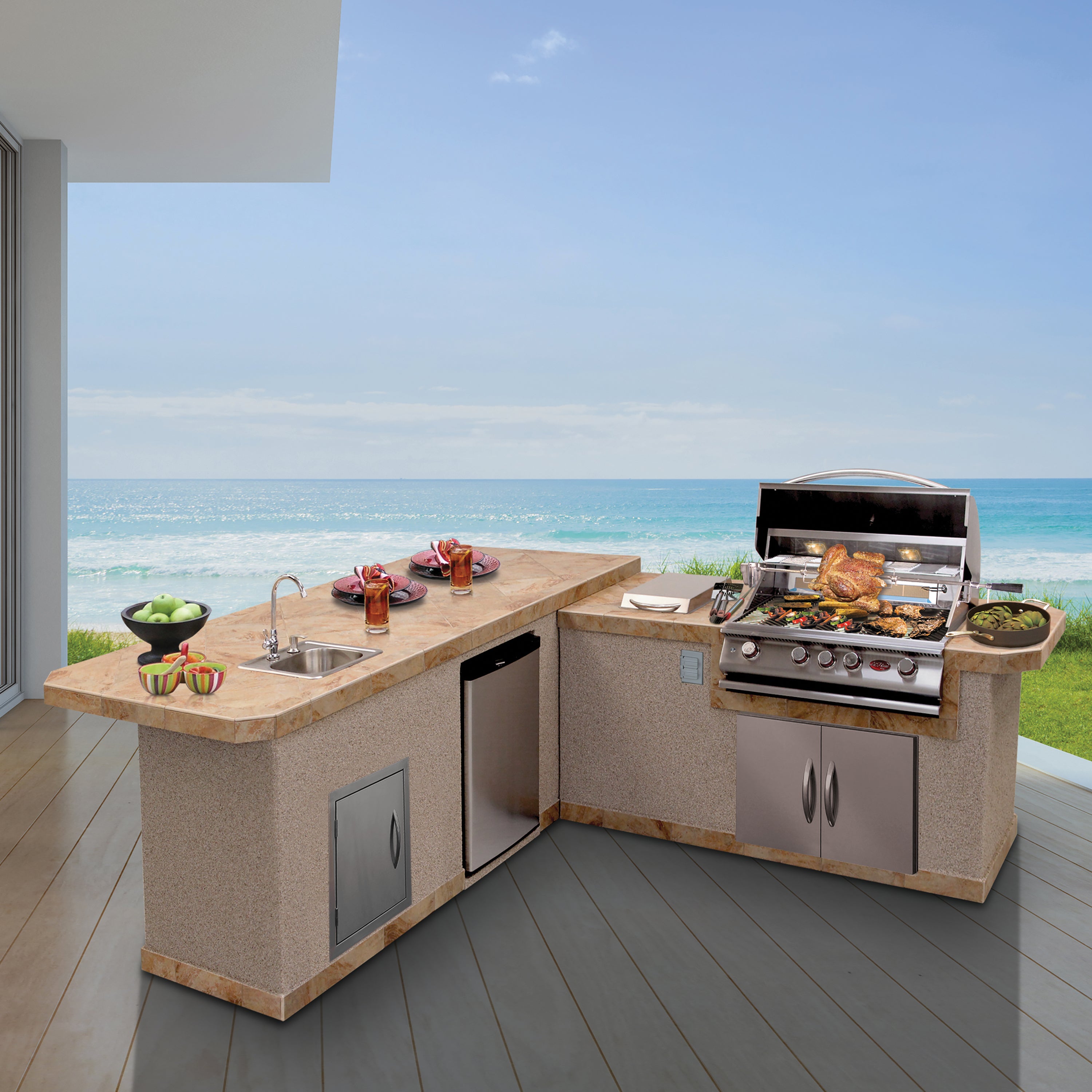Cal Flame LBK-870 R/L BBQ Island