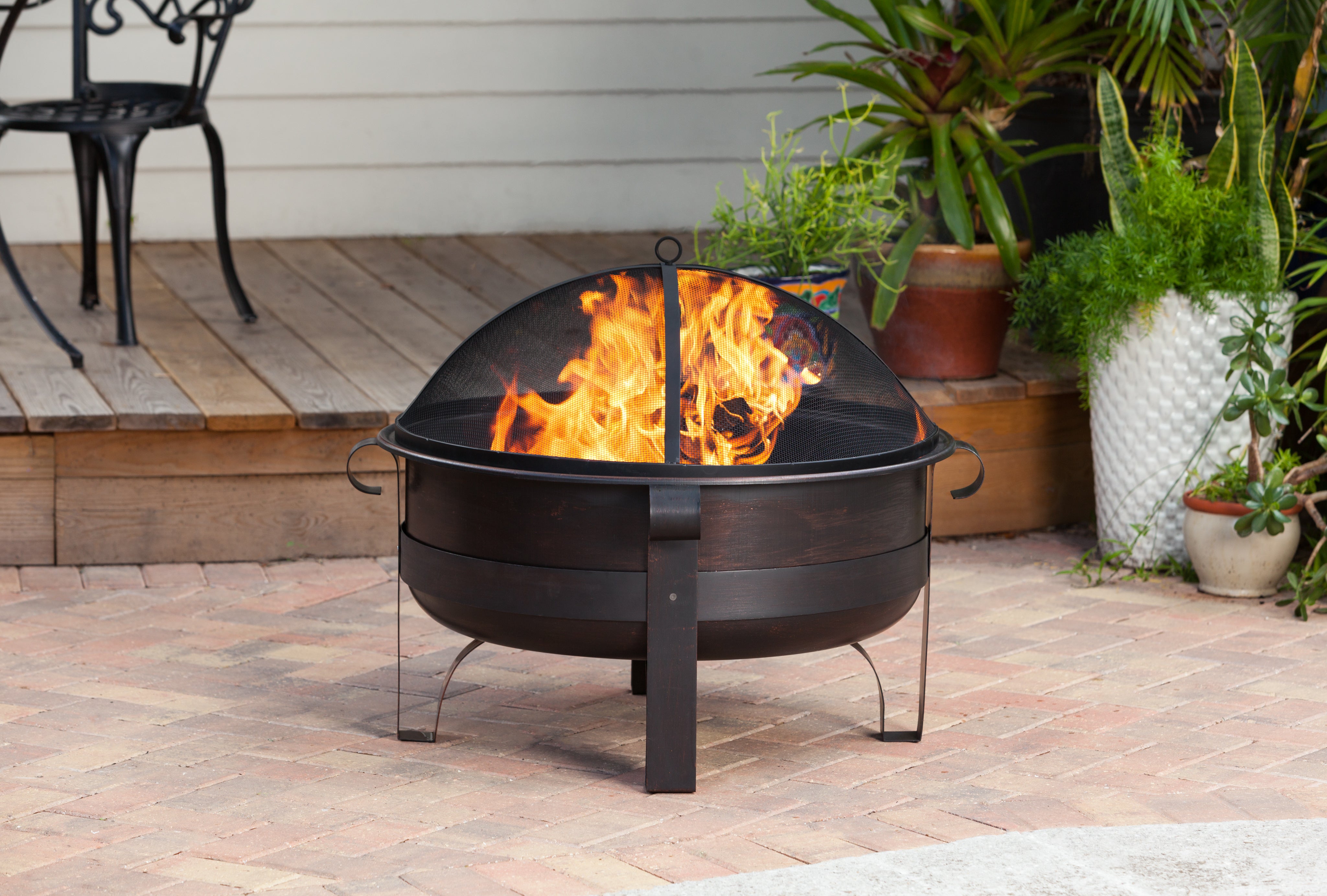 Well Traveled Living Cornell Wood Burning Fire Pit