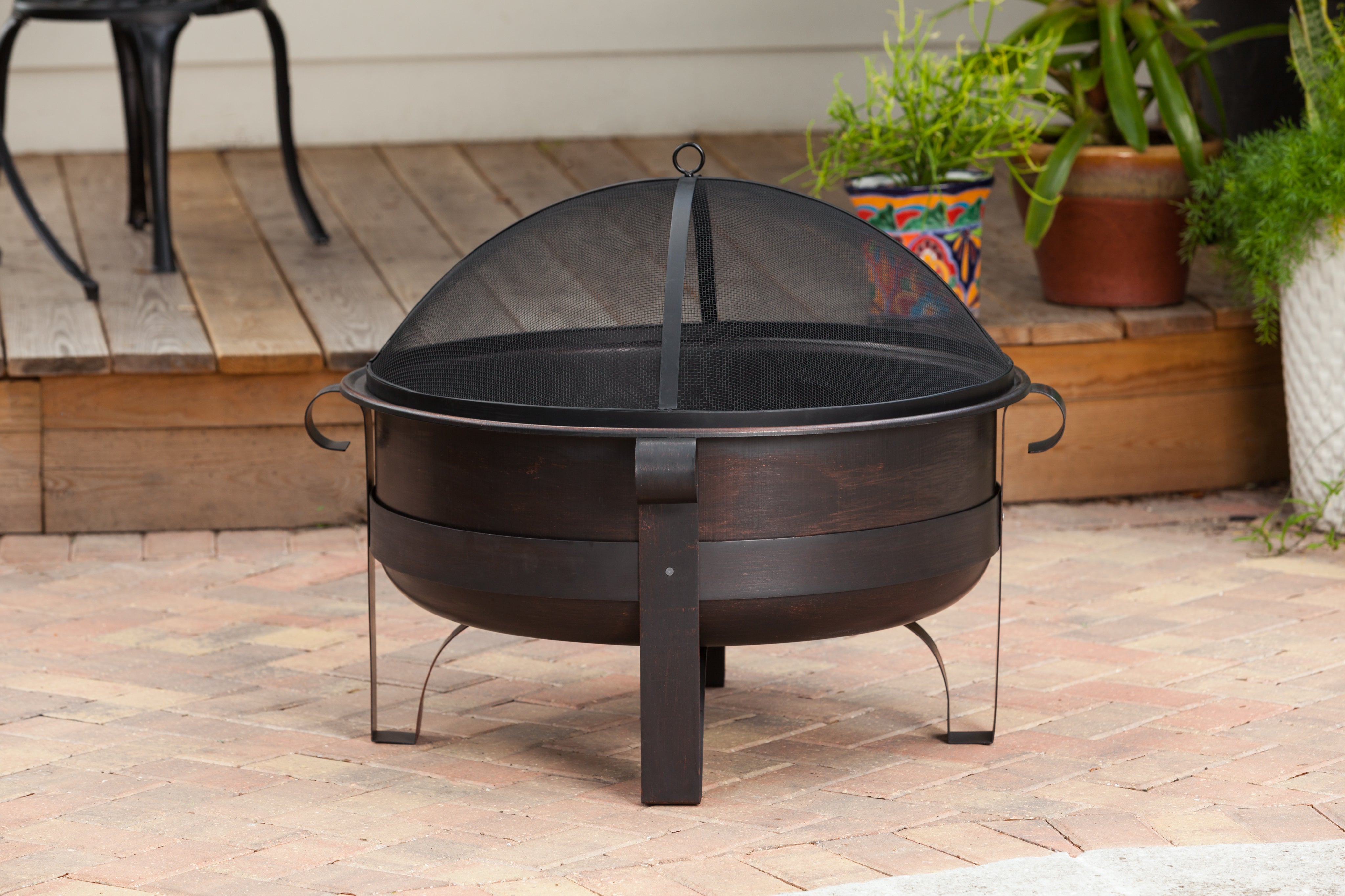 Well Traveled Living Cornell Wood Burning Fire Pit