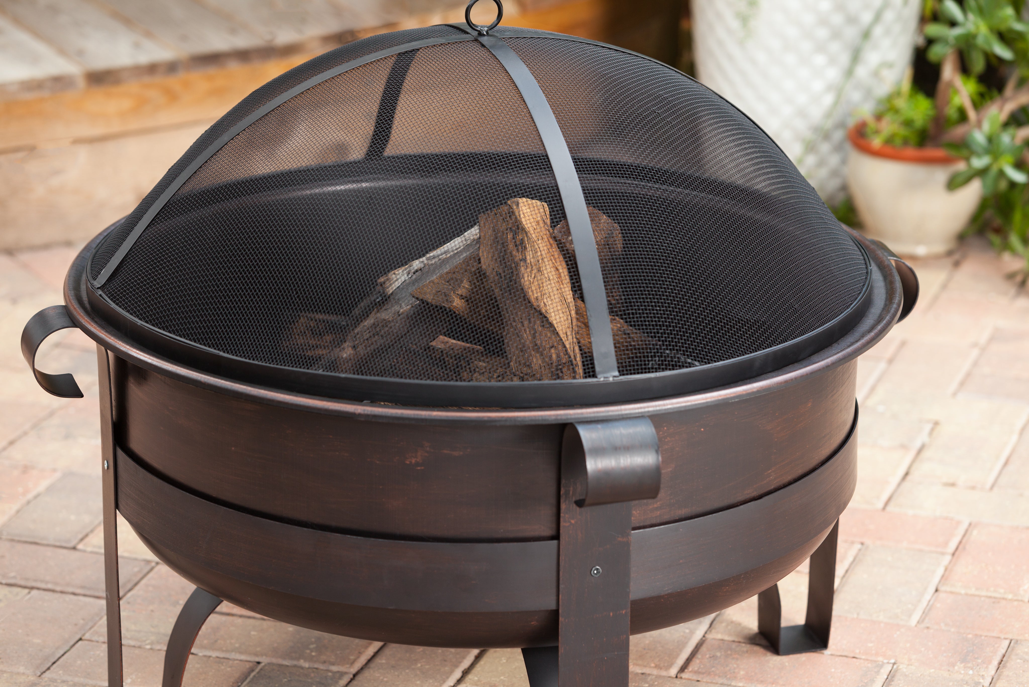 Well Traveled Living Cornell Wood Burning Fire Pit