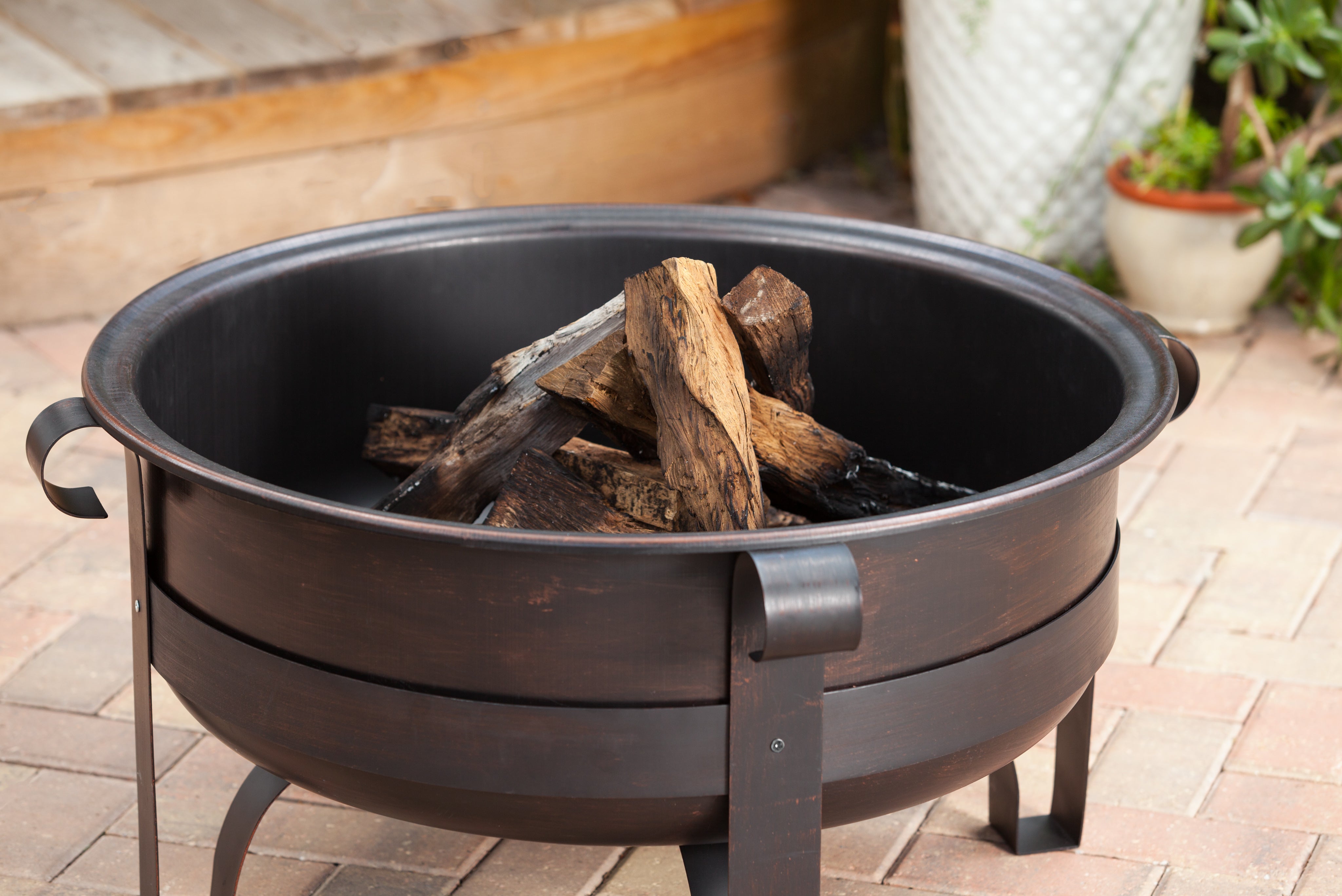 Well Traveled Living Cornell Wood Burning Fire Pit