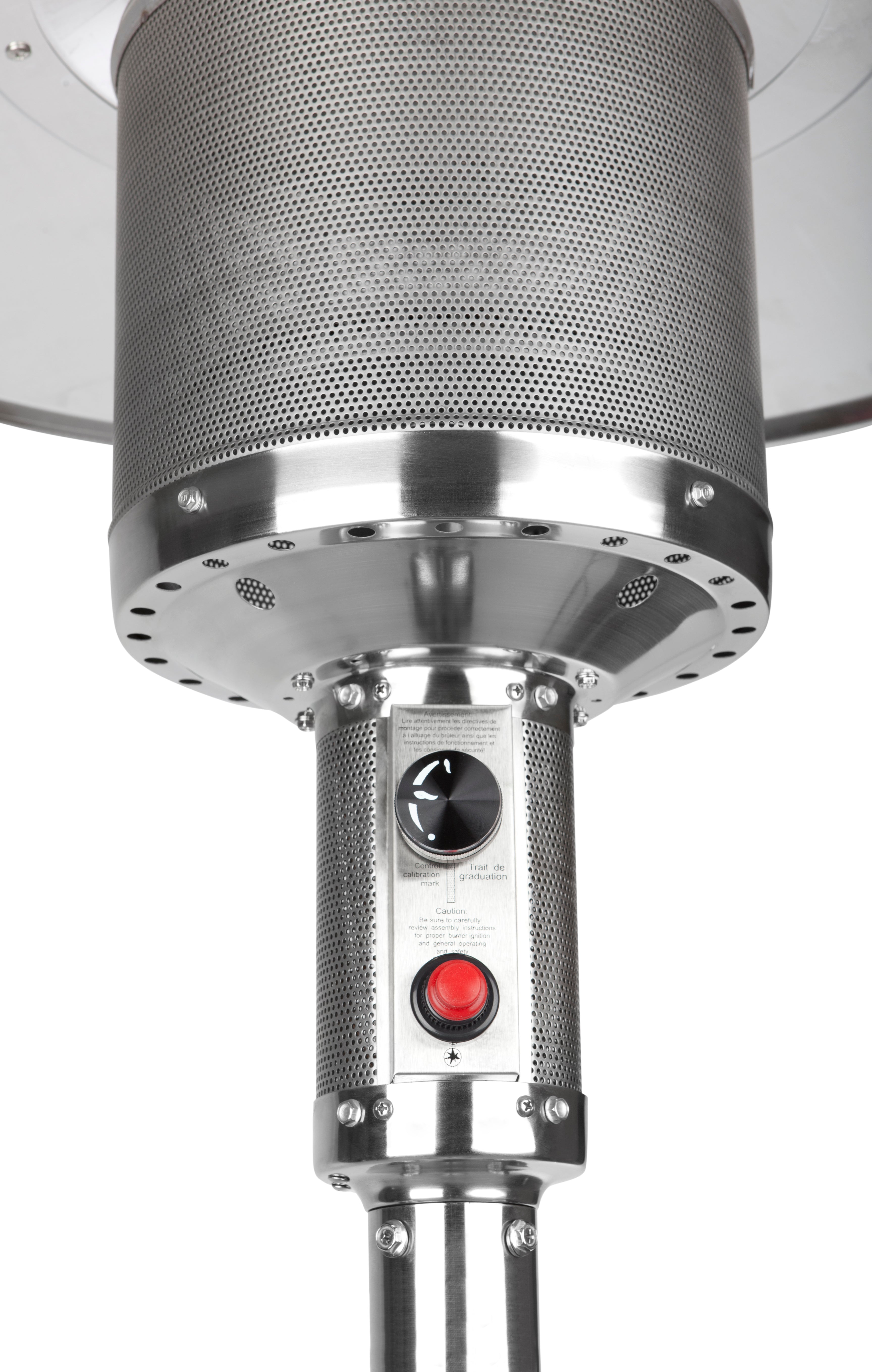 Well Traveled Living Performance Series LPG Patio Heater in Stainless Steel