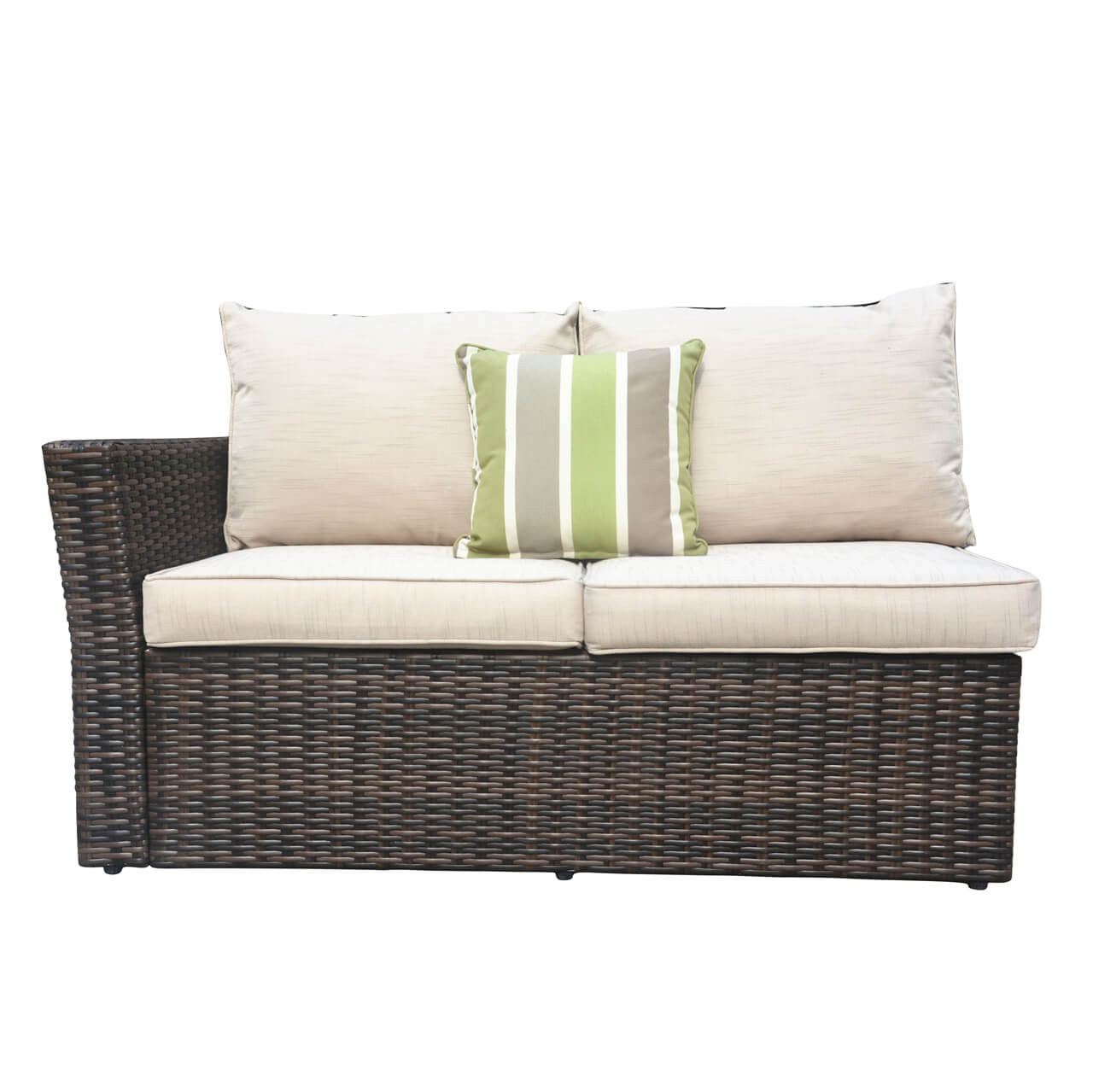 Direct Wicker 8-Piece Patio Seating Sofa Set with Cushions