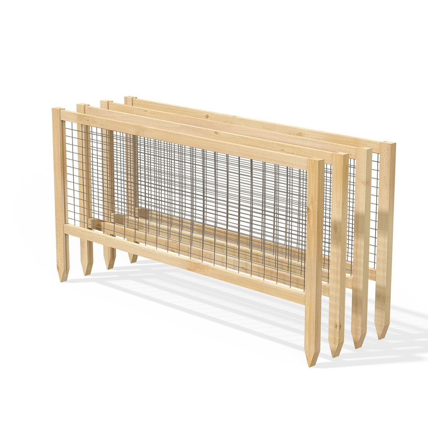 Fast Furnishings 4 Pack Cedar Garden Trellis Set - 45 x 23.5 inch Each - Made in USA