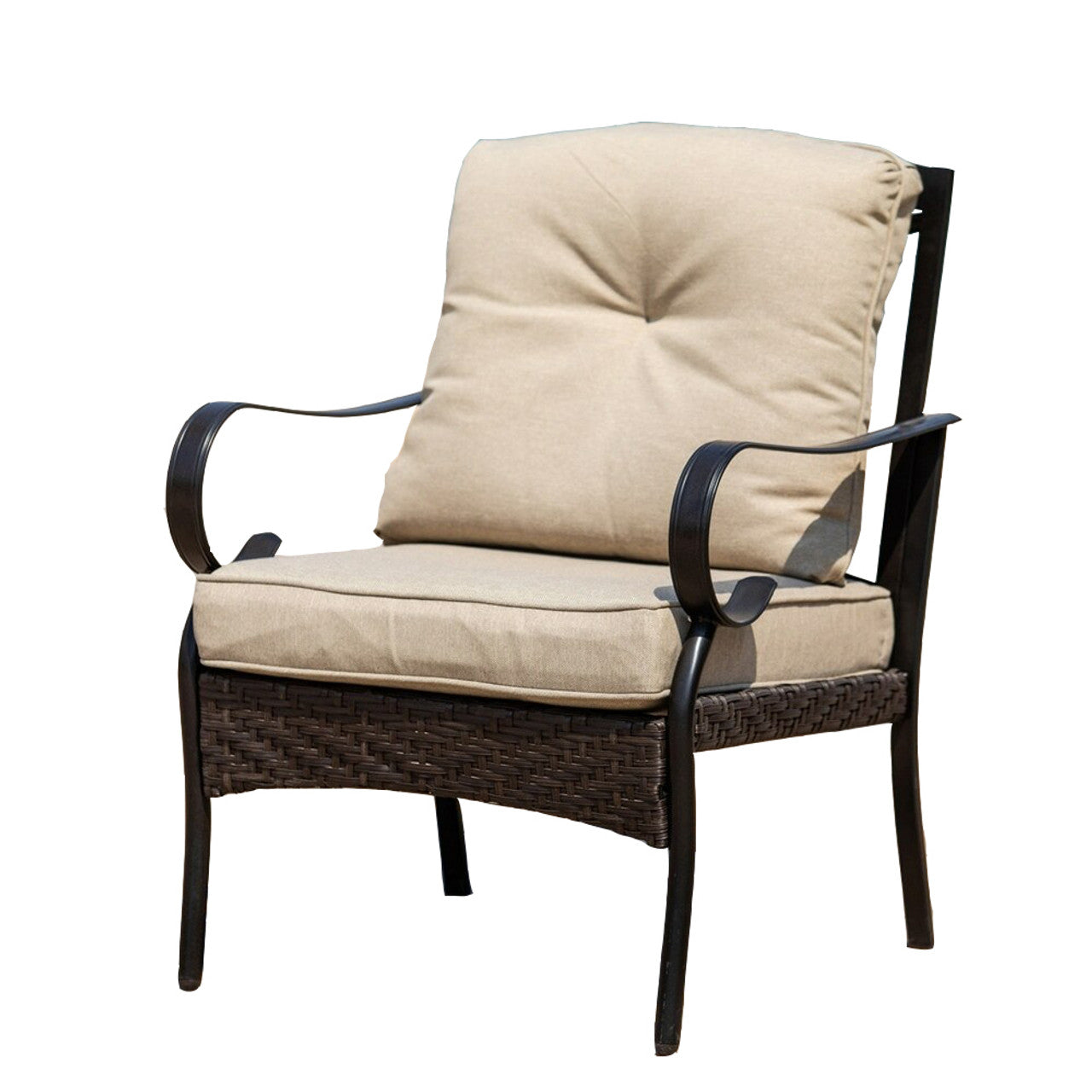 Direct Wicker 2-piece Indoor or Outdoor Patio Furniture Single Chair