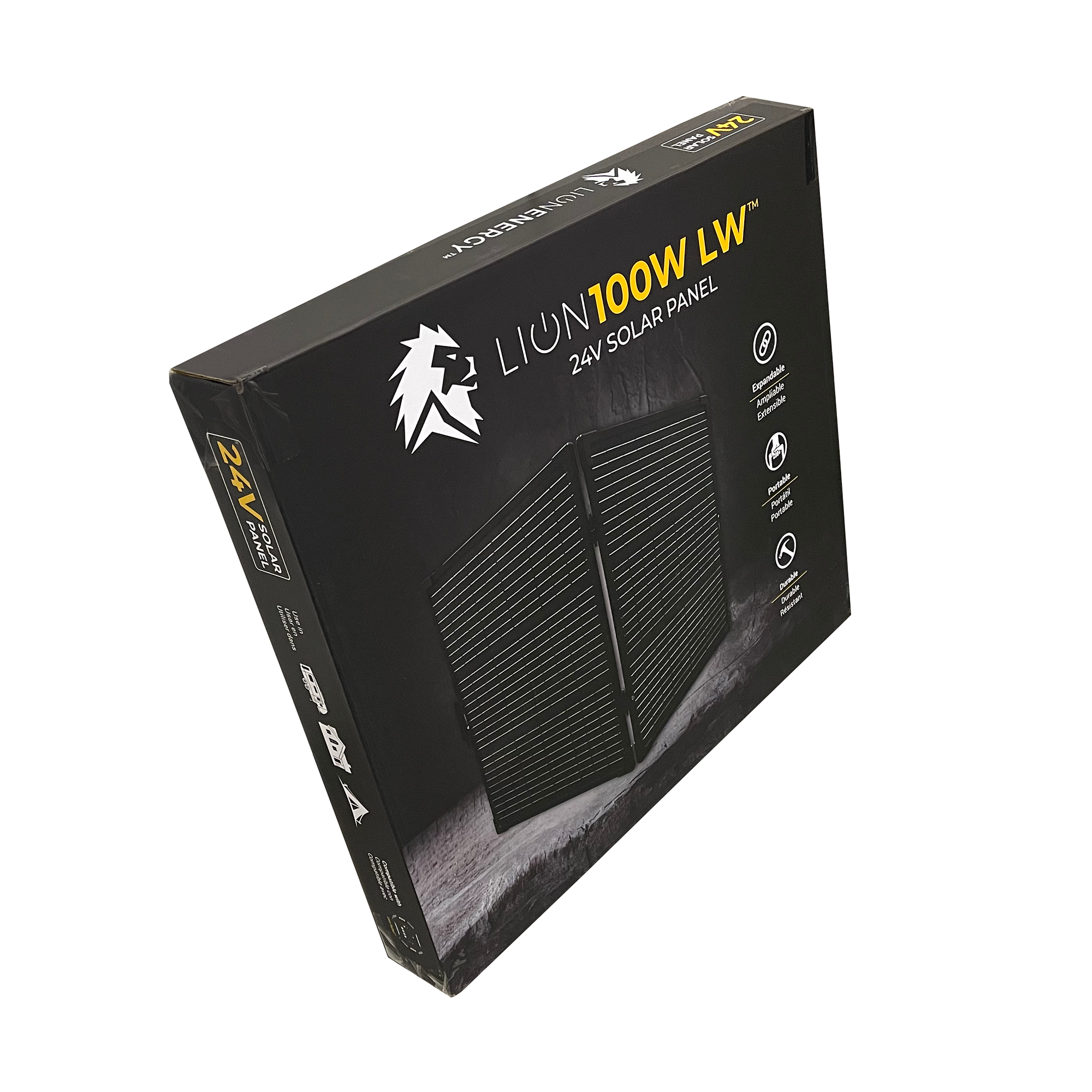 Lion Energy 100W Light Weight 24V Folding Solar Panel