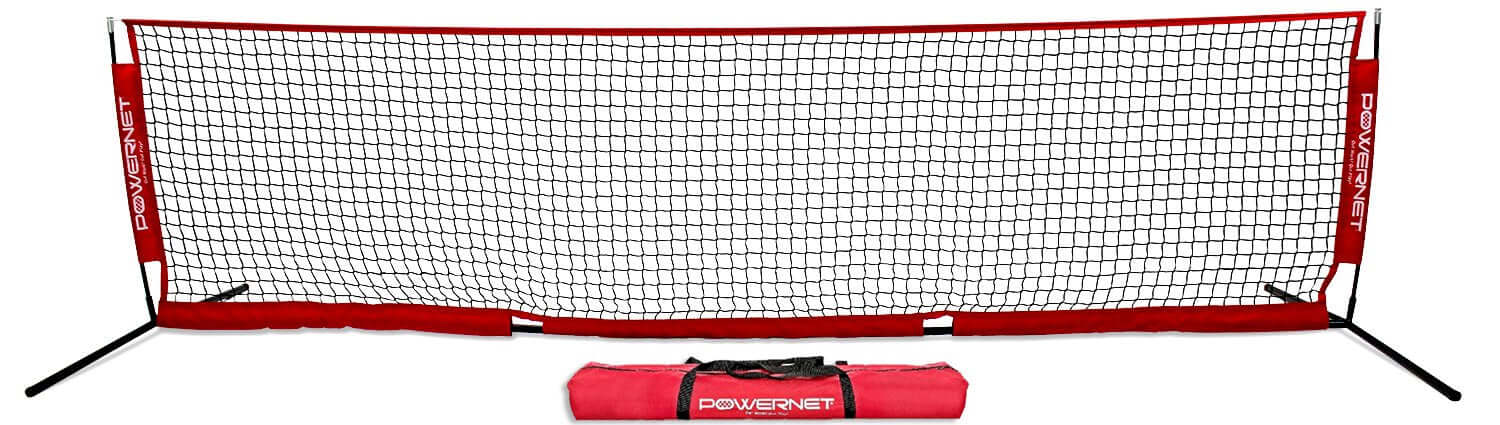 PowerNet Soccer 18x3 Tennis Net + Carrying Bag by Jupiter Gear