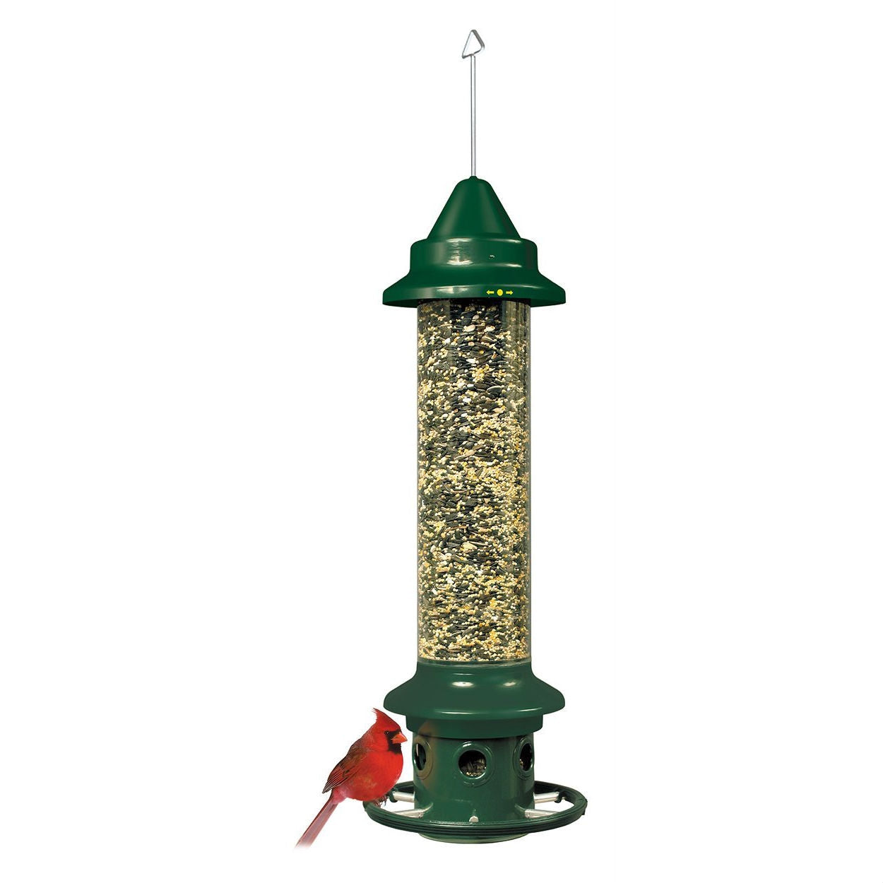 Fast Furnishings Squirrel-proof Bird Feeder with Perch Ring