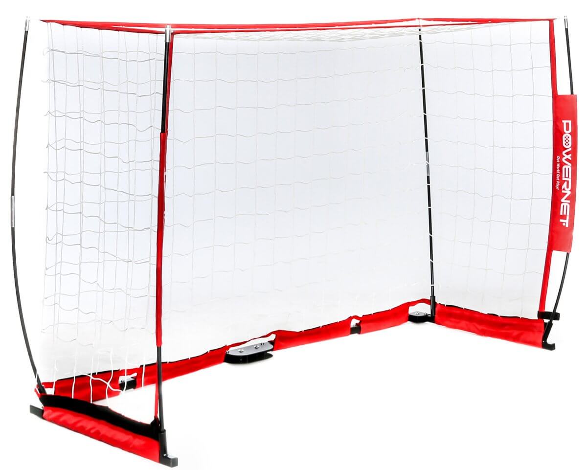 PowerNet Futsal Goal 3m x 2m Portable Instant Net & Zipper Carrying Bag - Regulation Goal Size by Jupiter Gear