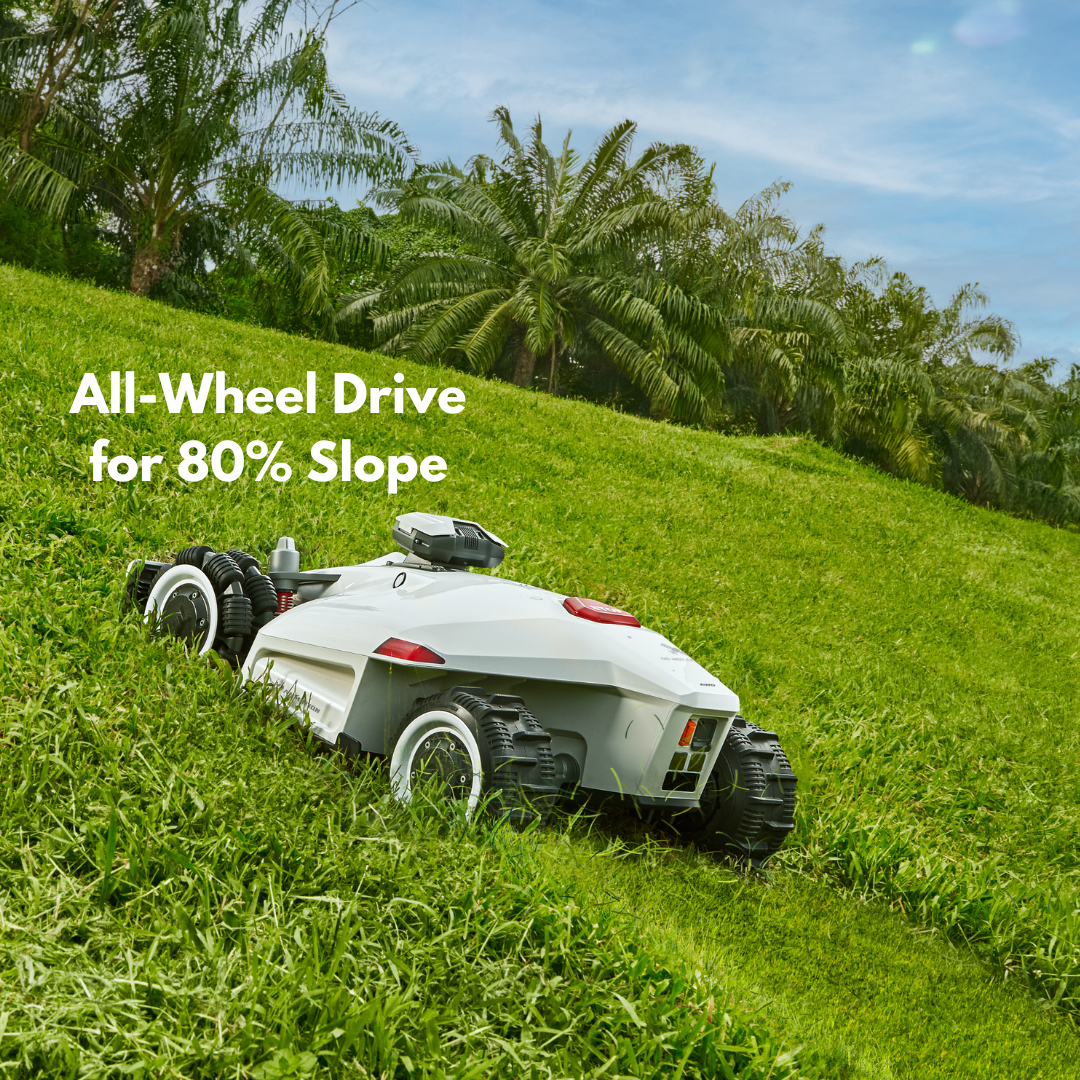 Mammotion LUBA 2 AWD 3000: Perimeter Wire Free Robot Lawn Mower in stock