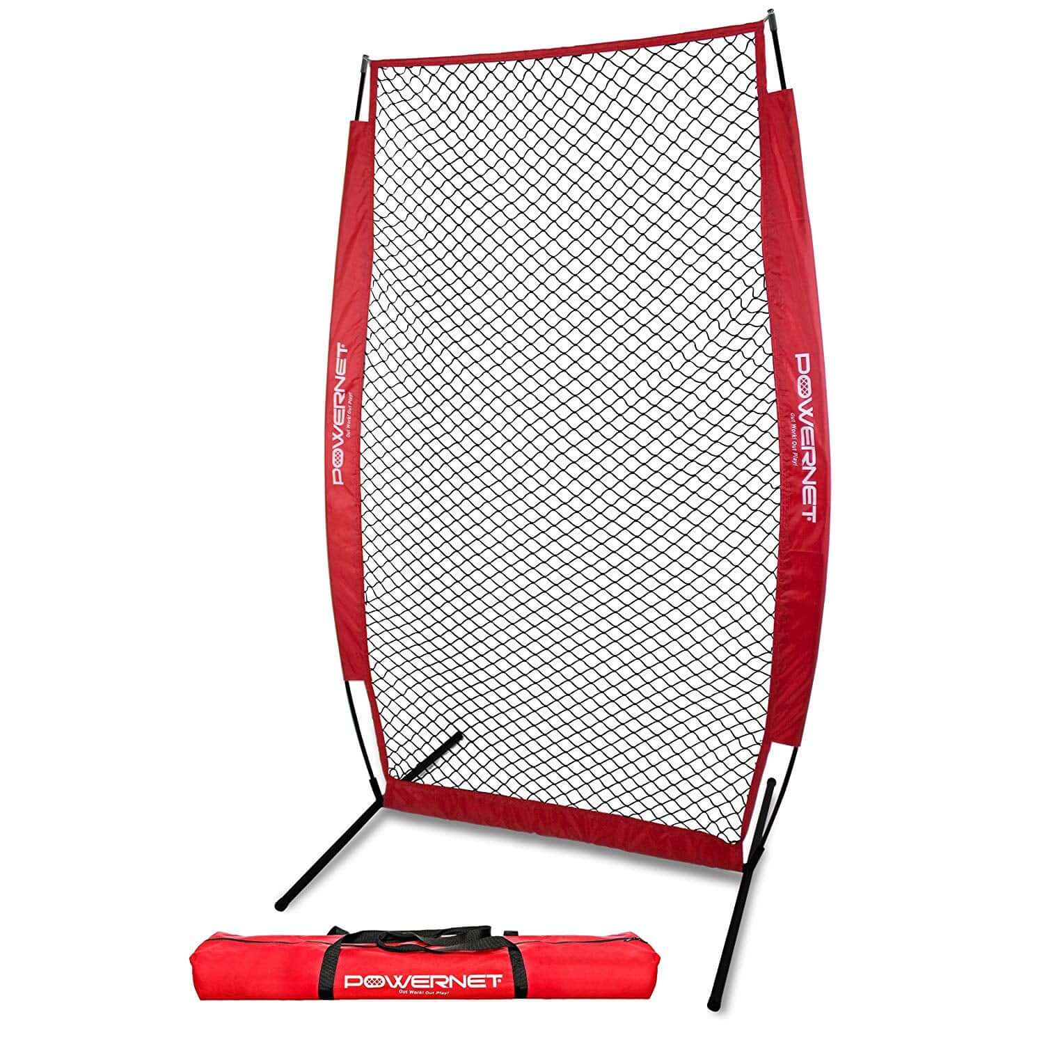 PowerNet Pitching Screen with Frame and Carry Bag by Jupiter Gear