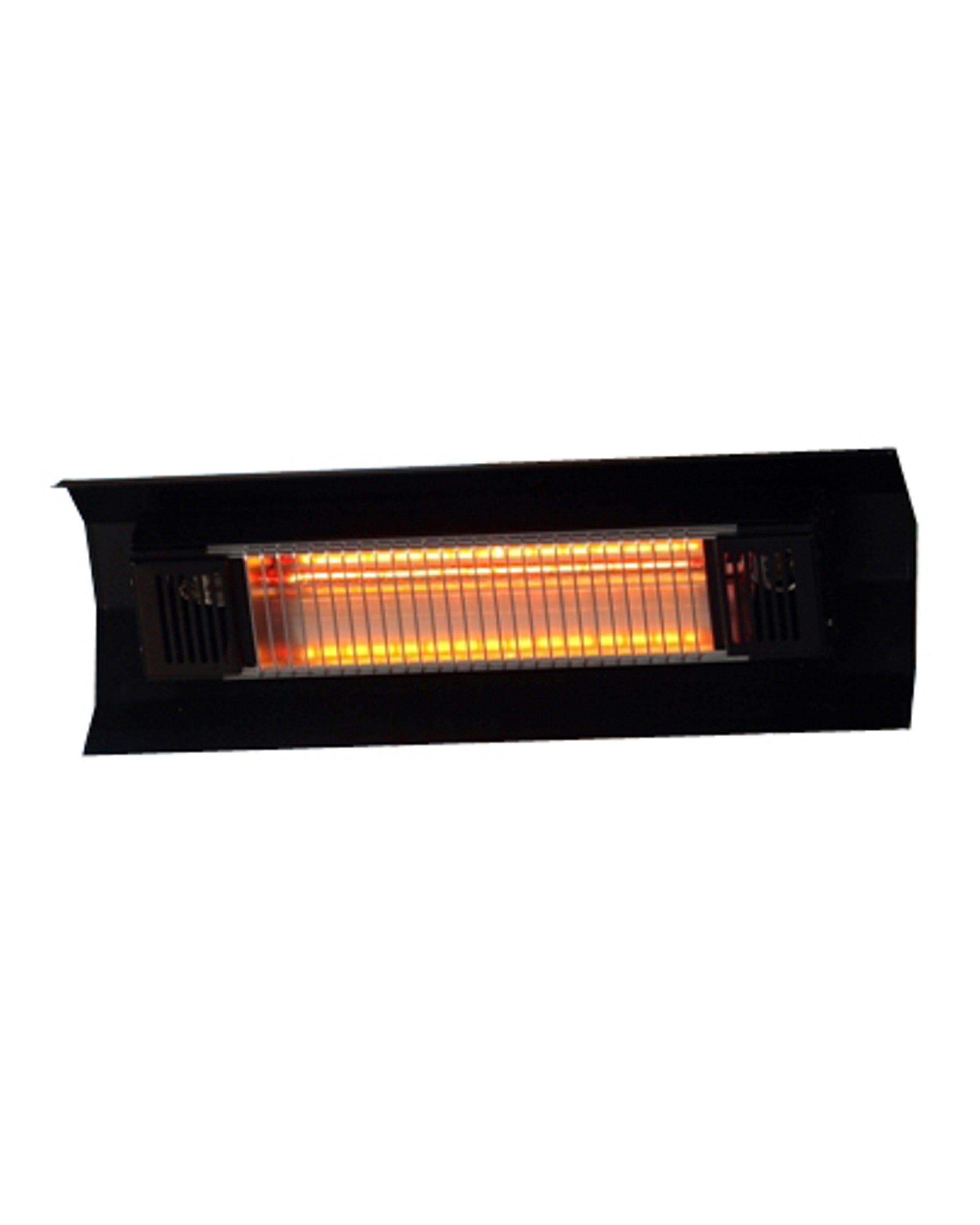 Well Traveled Living Black Steel Wall Mounted Infrared Patio Heater