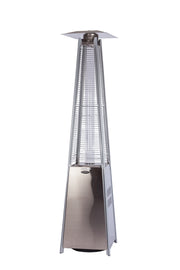 Well Traveled Living Stainless Steel Pyramid Flame Heater
