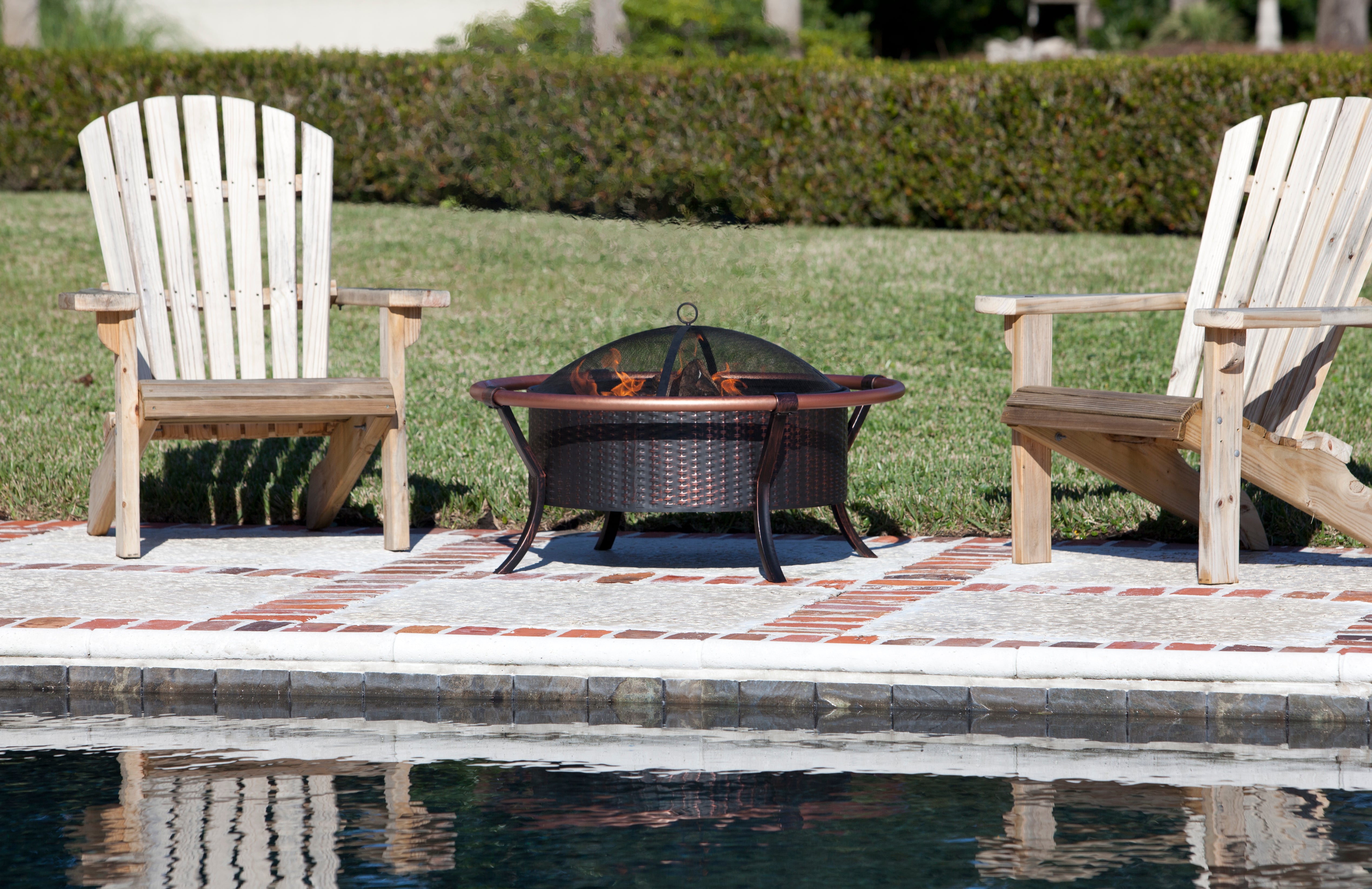 Well Traveled Living Copper Rail Fire Pit