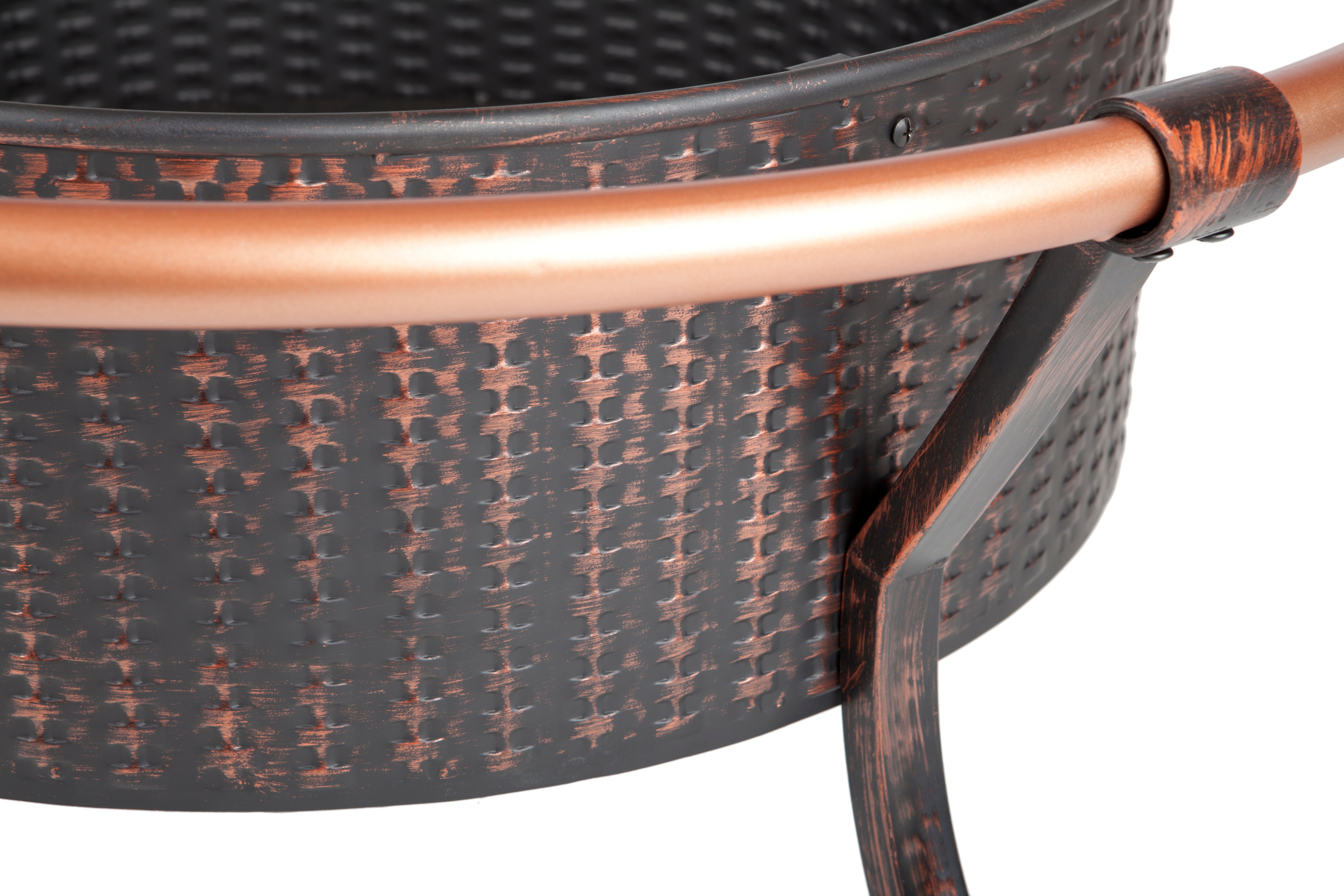 Well Traveled Living Copper Rail Fire Pit