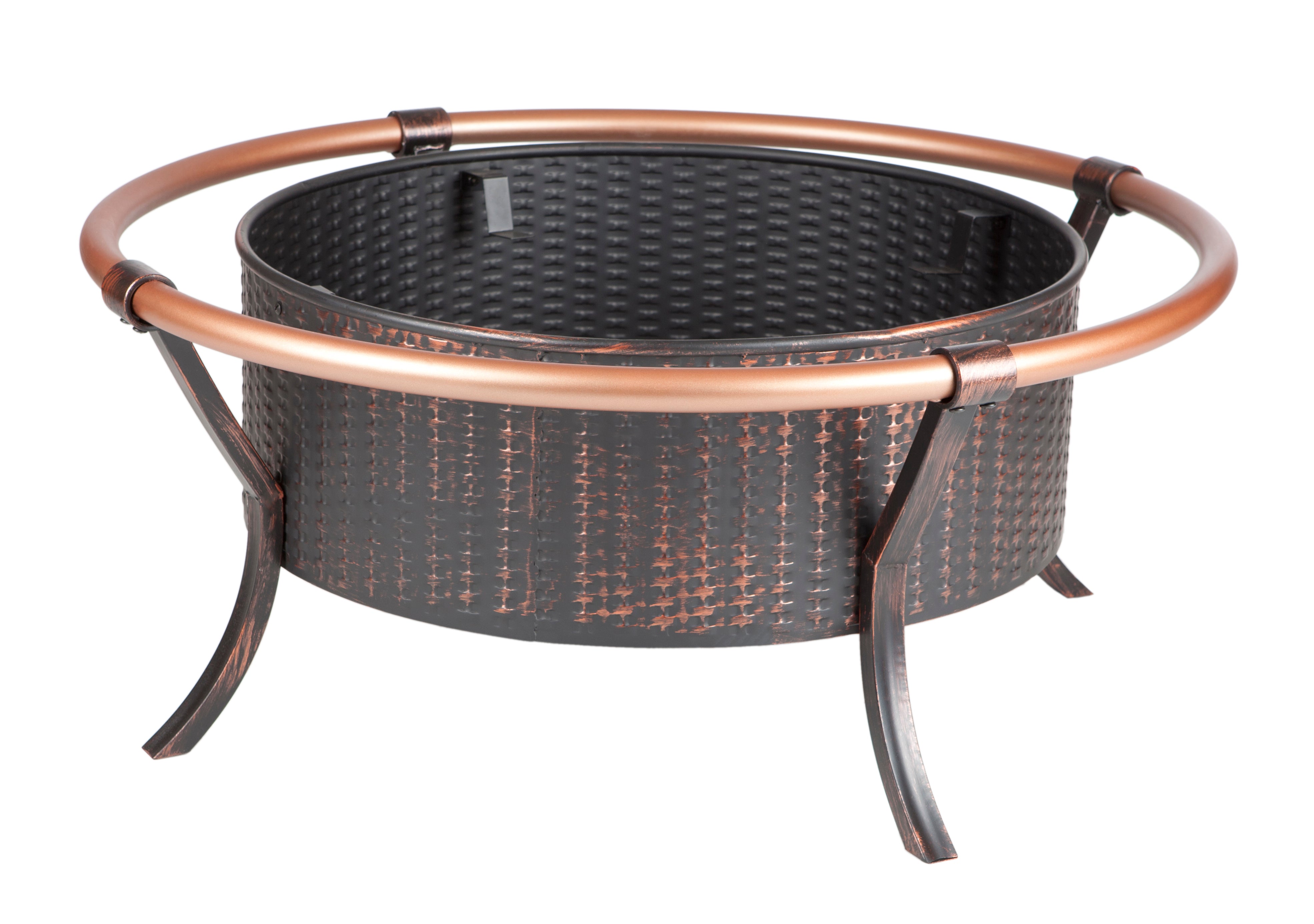 Well Traveled Living Copper Rail Fire Pit