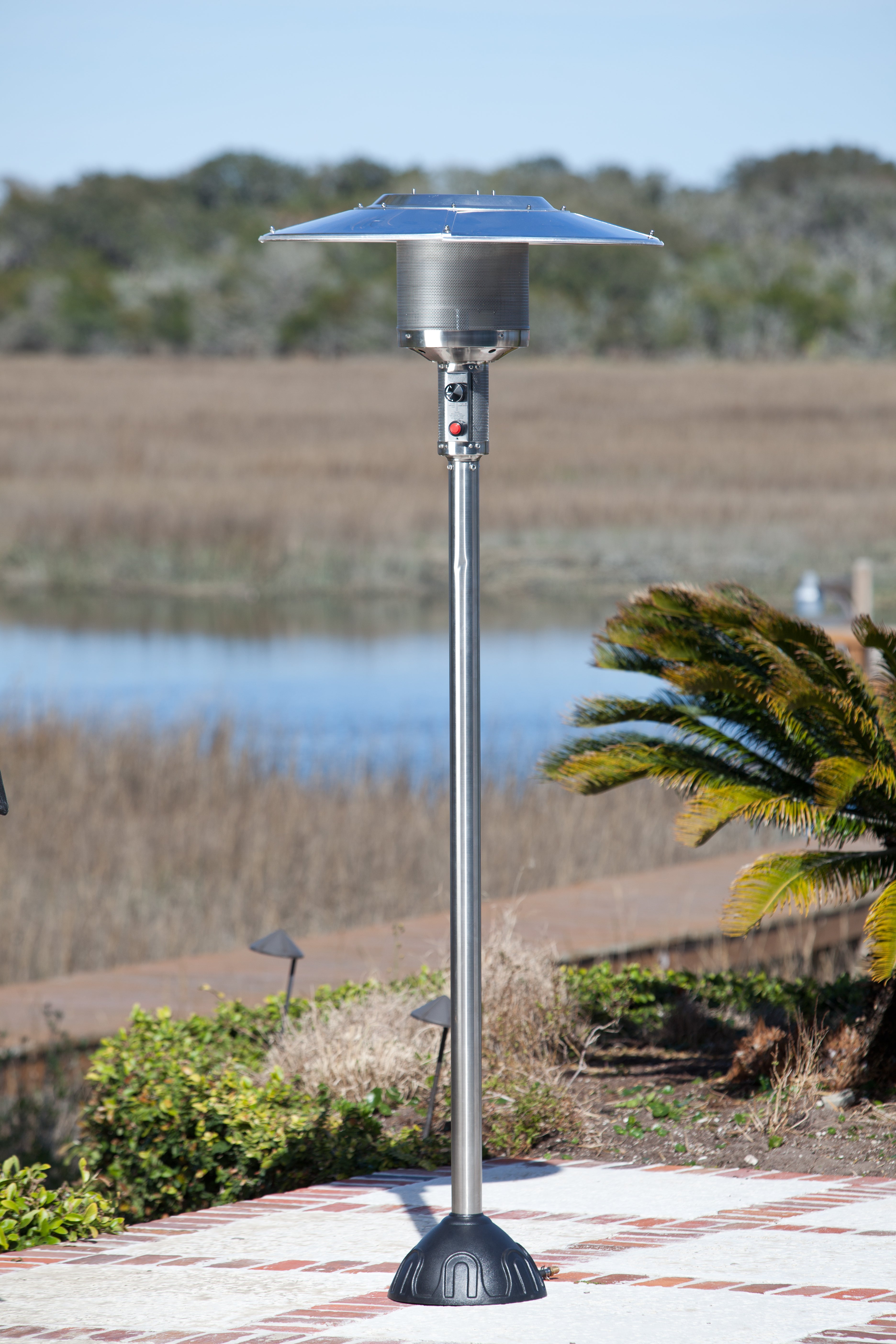 Well Traveled Living Stainless Steel Natural Gas Patio Heater