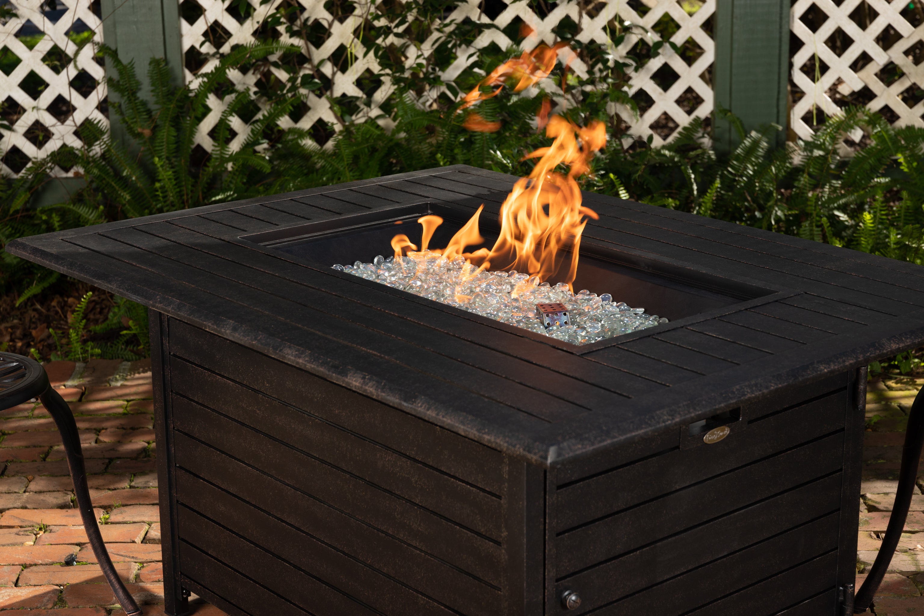 Well Traveled Living Longmont Aluminum Rectangular LPG Fire Pit