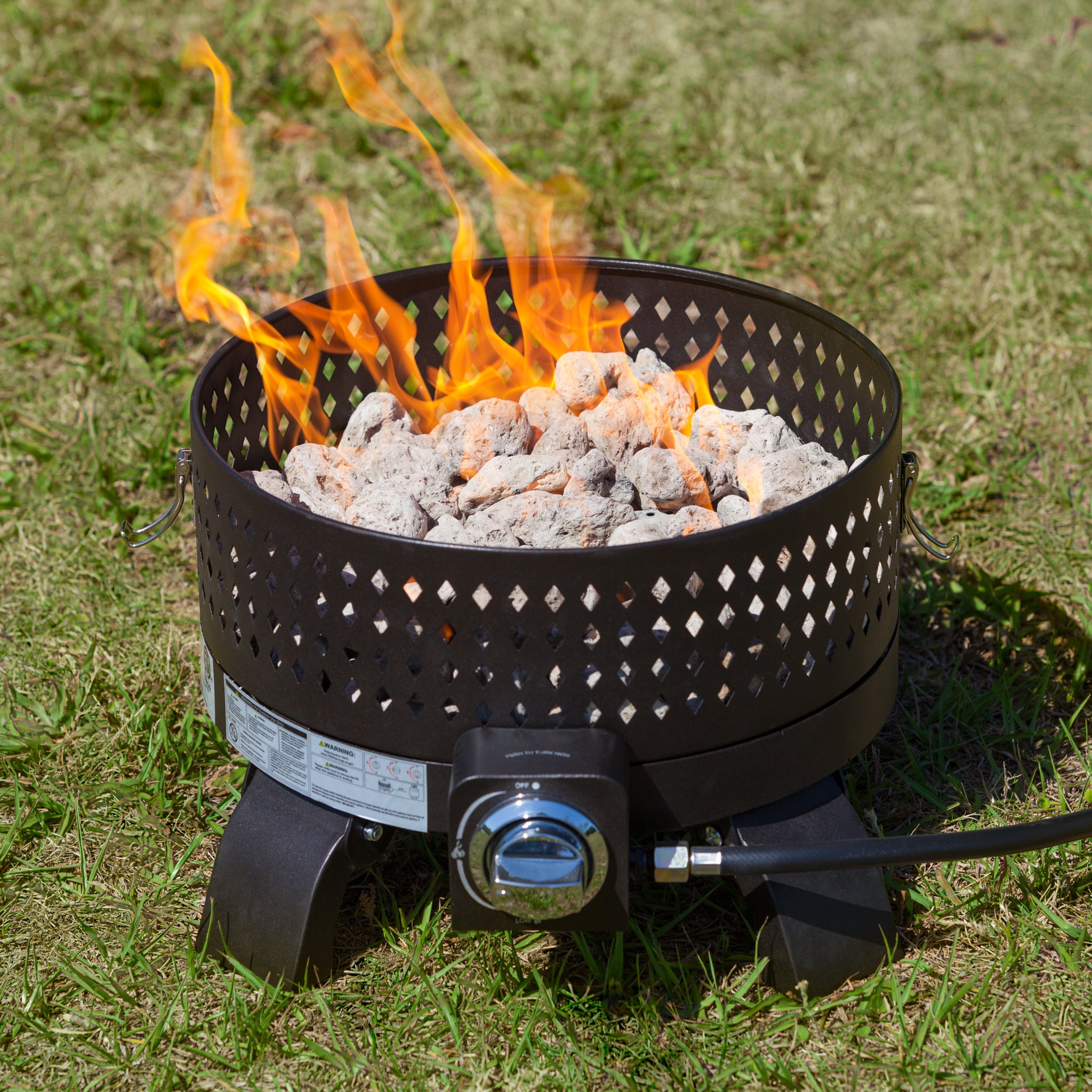 Well Traveled Living Sporty Campfire Portable Gas Fire Pit