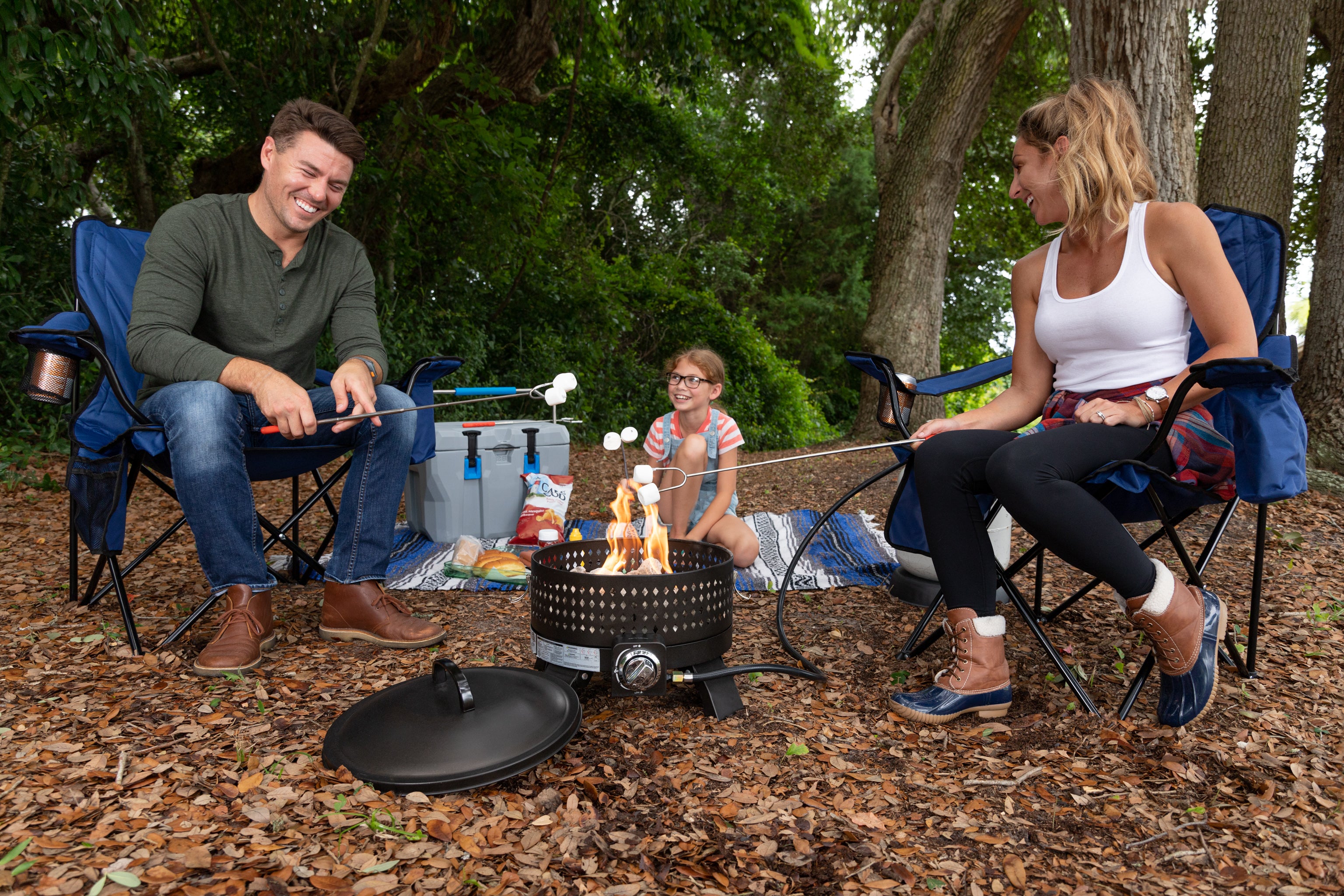 Well Traveled Living Sporty Campfire Portable Gas Fire Pit