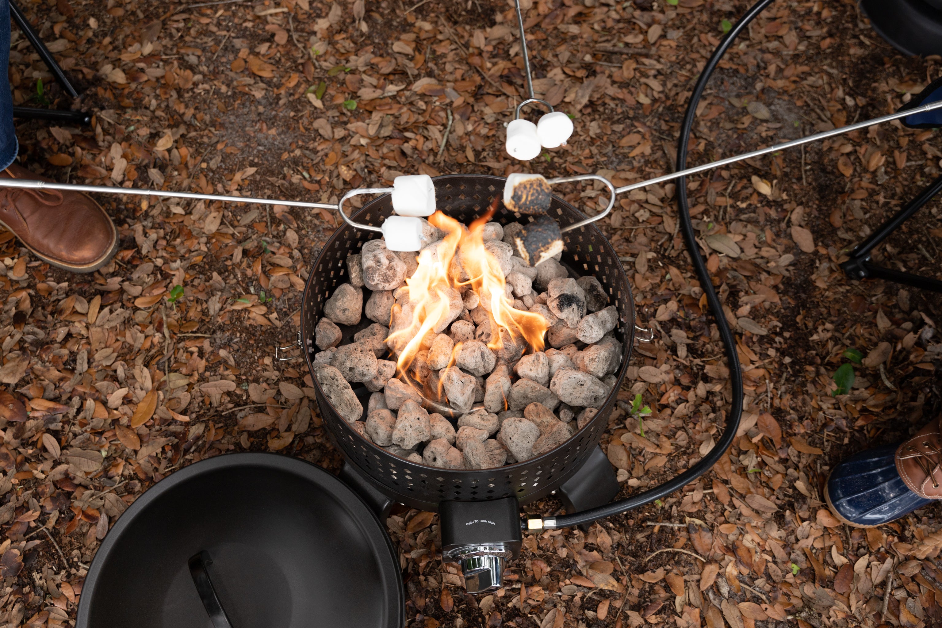 Well Traveled Living Sporty Campfire Portable Gas Fire Pit