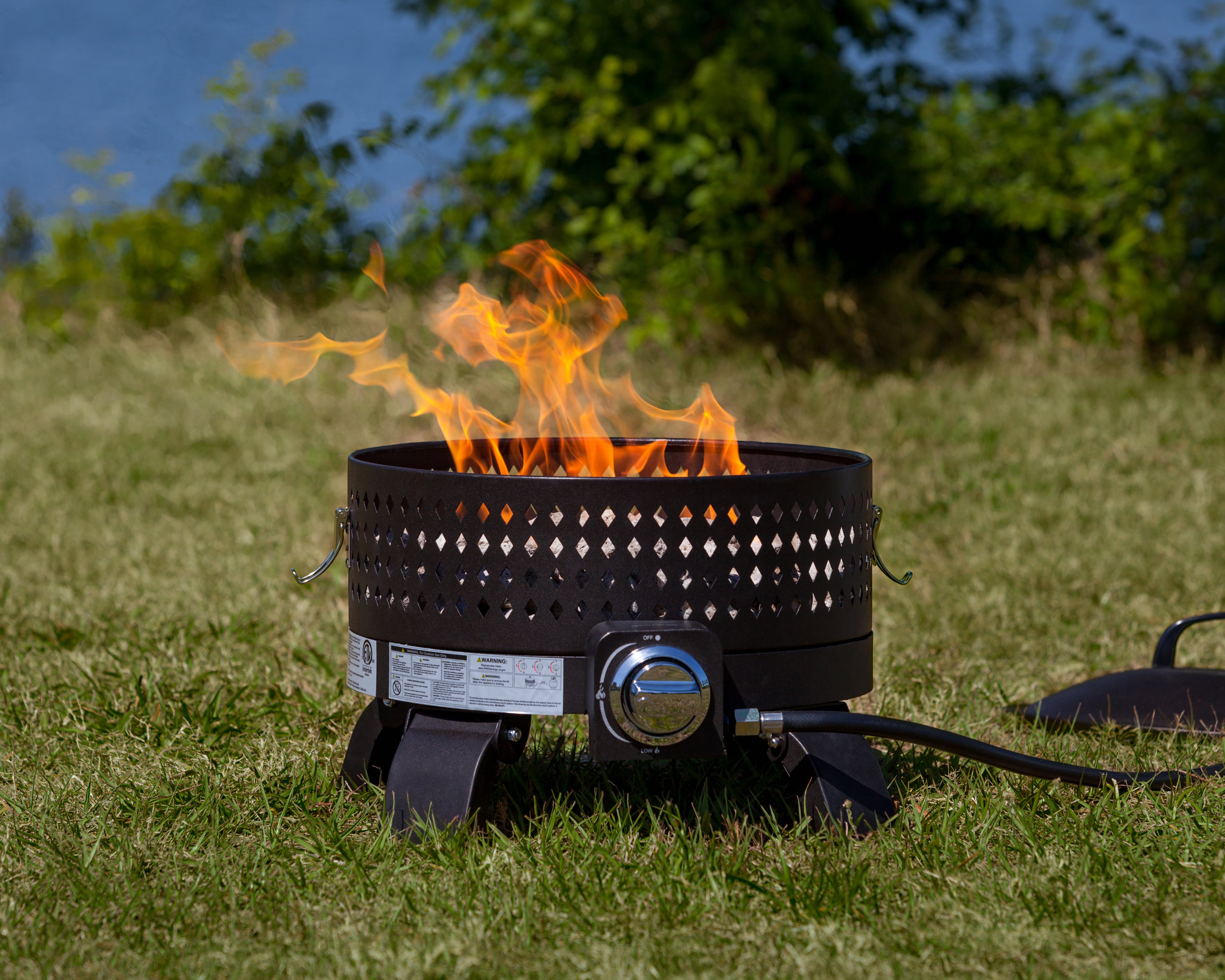 Well Traveled Living Sporty Campfire Portable Gas Fire Pit