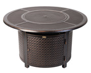 Well Traveled Living Walkers Round Aluminum LPG Fire Pit