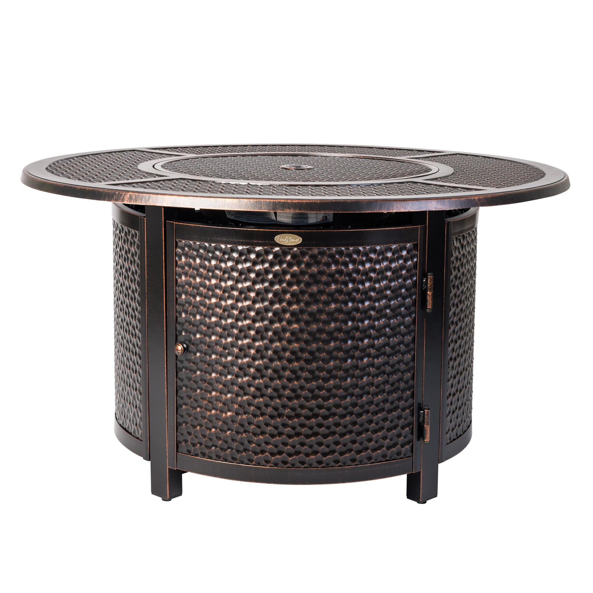 Well Traveled Living Briarwood Round Aluminum LPG Fire Pit