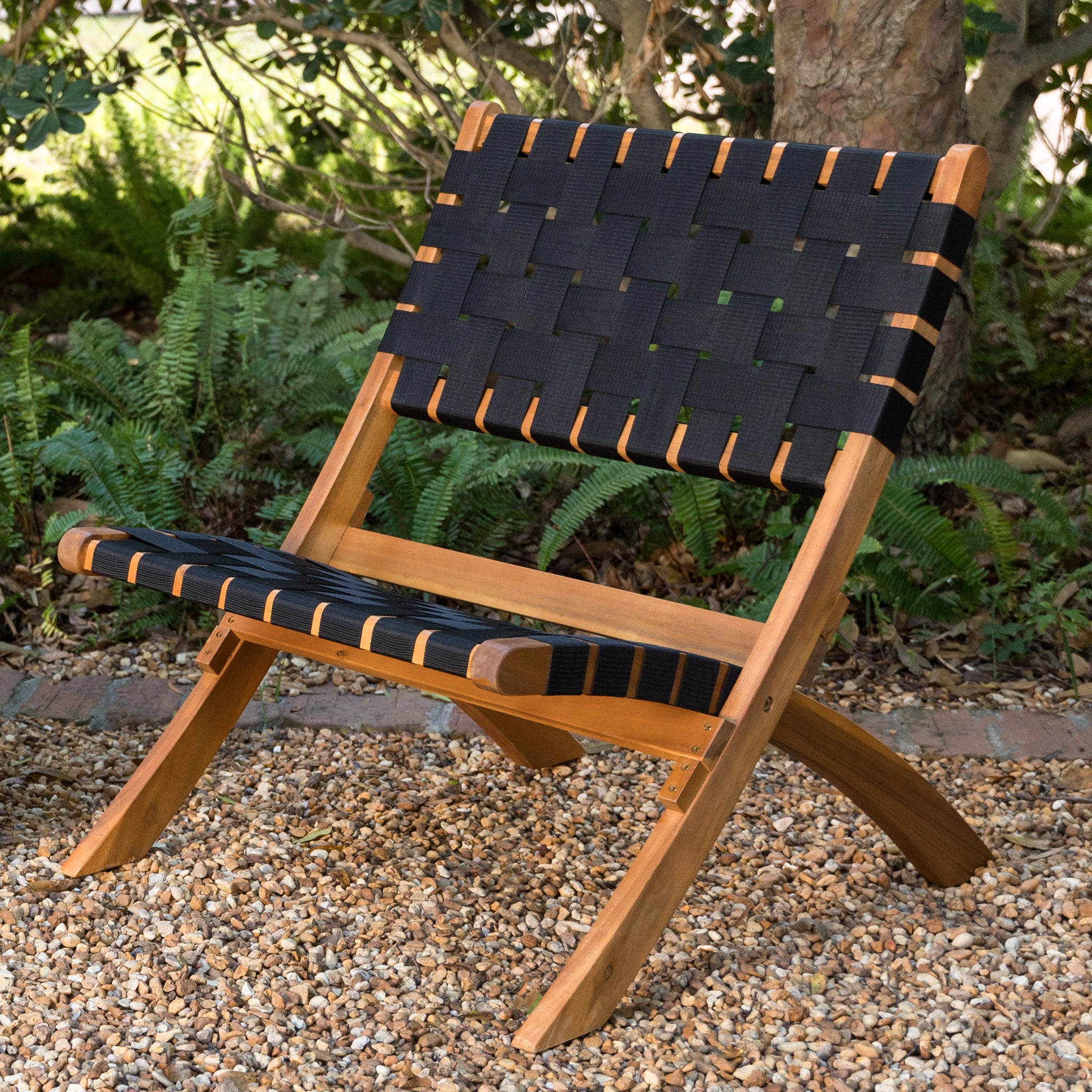 Well Traveled Living Sava Folding Outdoor Chair