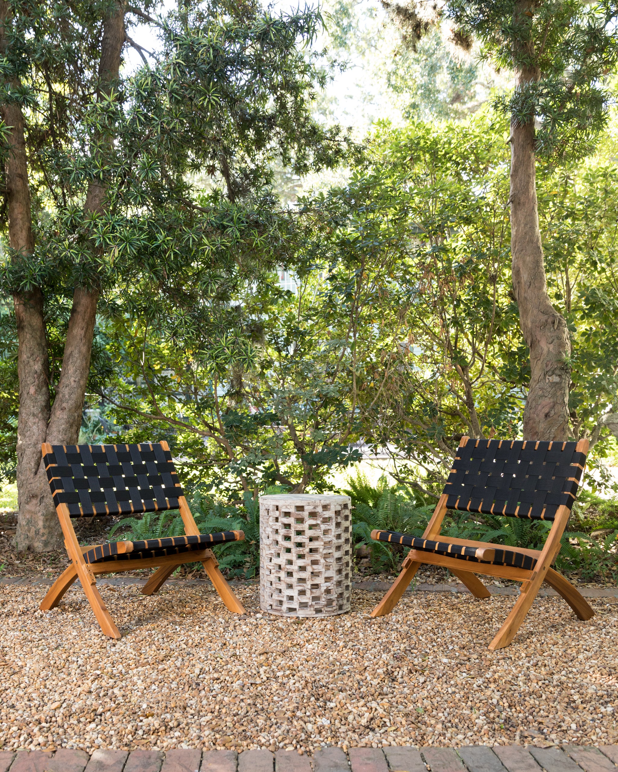 Well Traveled Living Sava Folding Outdoor Chair