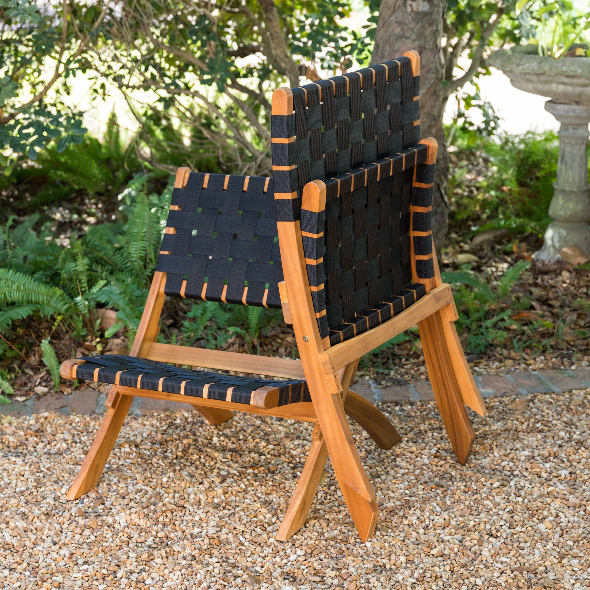 Well Traveled Living Sava Folding Outdoor Chair