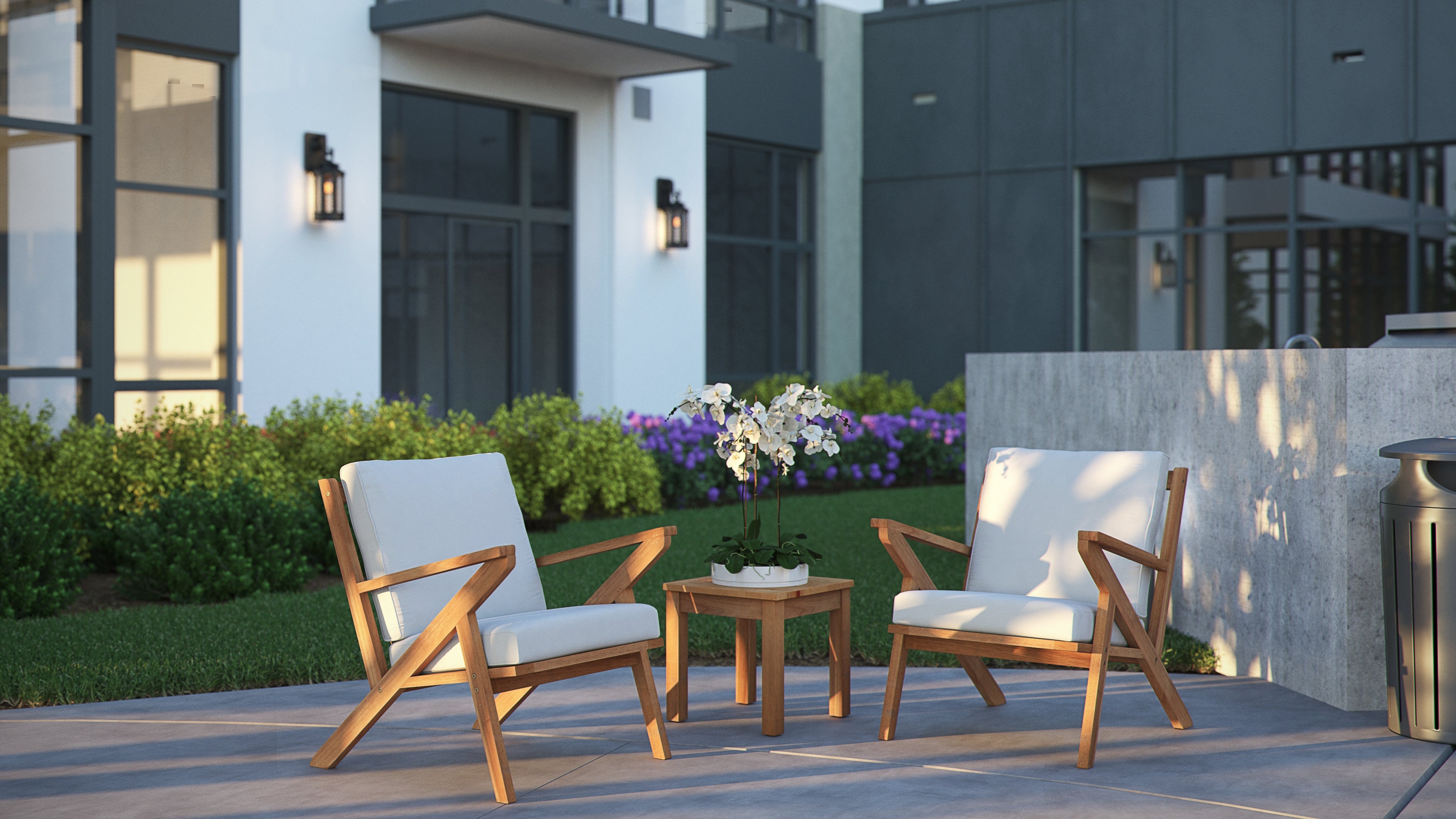 Well Traveled Living Oslo Wooden Armchair