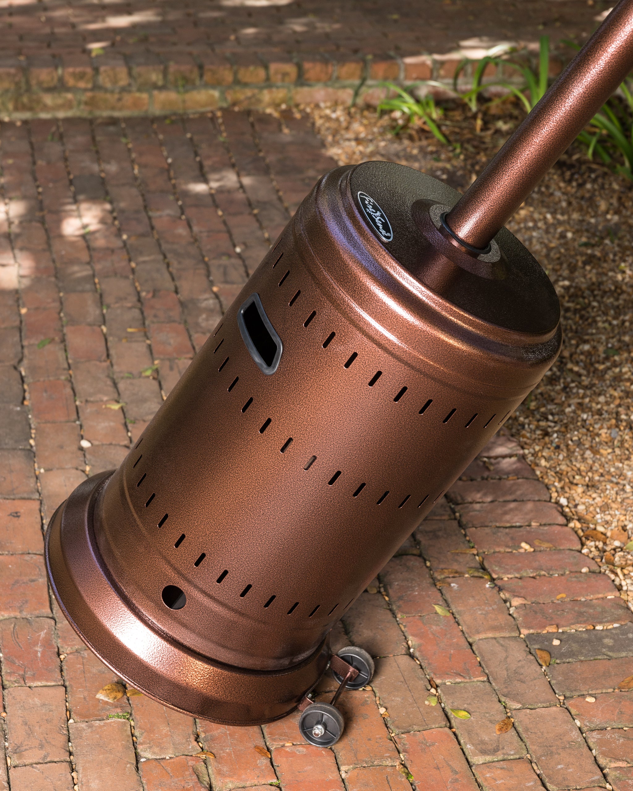 Well Traveled Living Aged Chestnut Finish Patio Heater