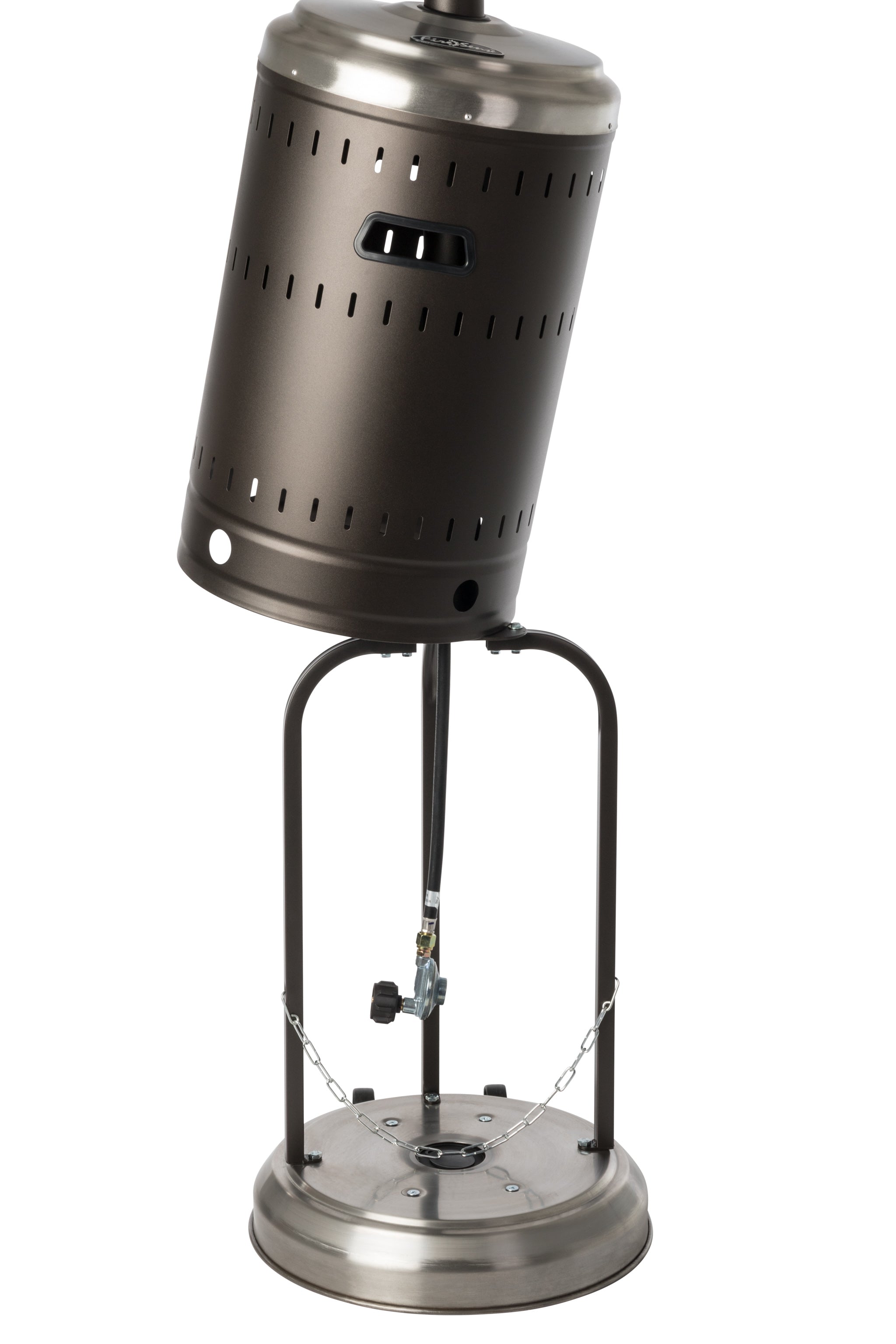 Well Traveled Living Ash and Stainless Steel Finish Patio Heater