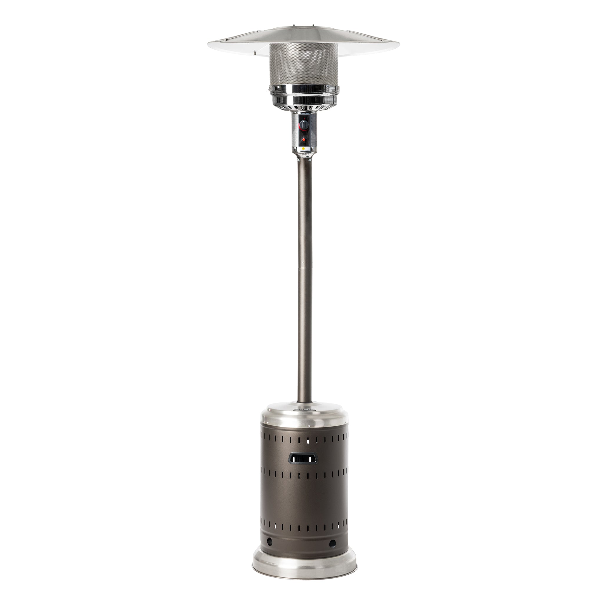 Well Traveled Living Ash and Stainless Steel Finish Patio Heater