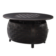 Well Traveled Living Parsons Aluminum Oval LPG/NG Fire Pit