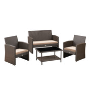 Well Traveled Living Ashville Wicker Patio Set