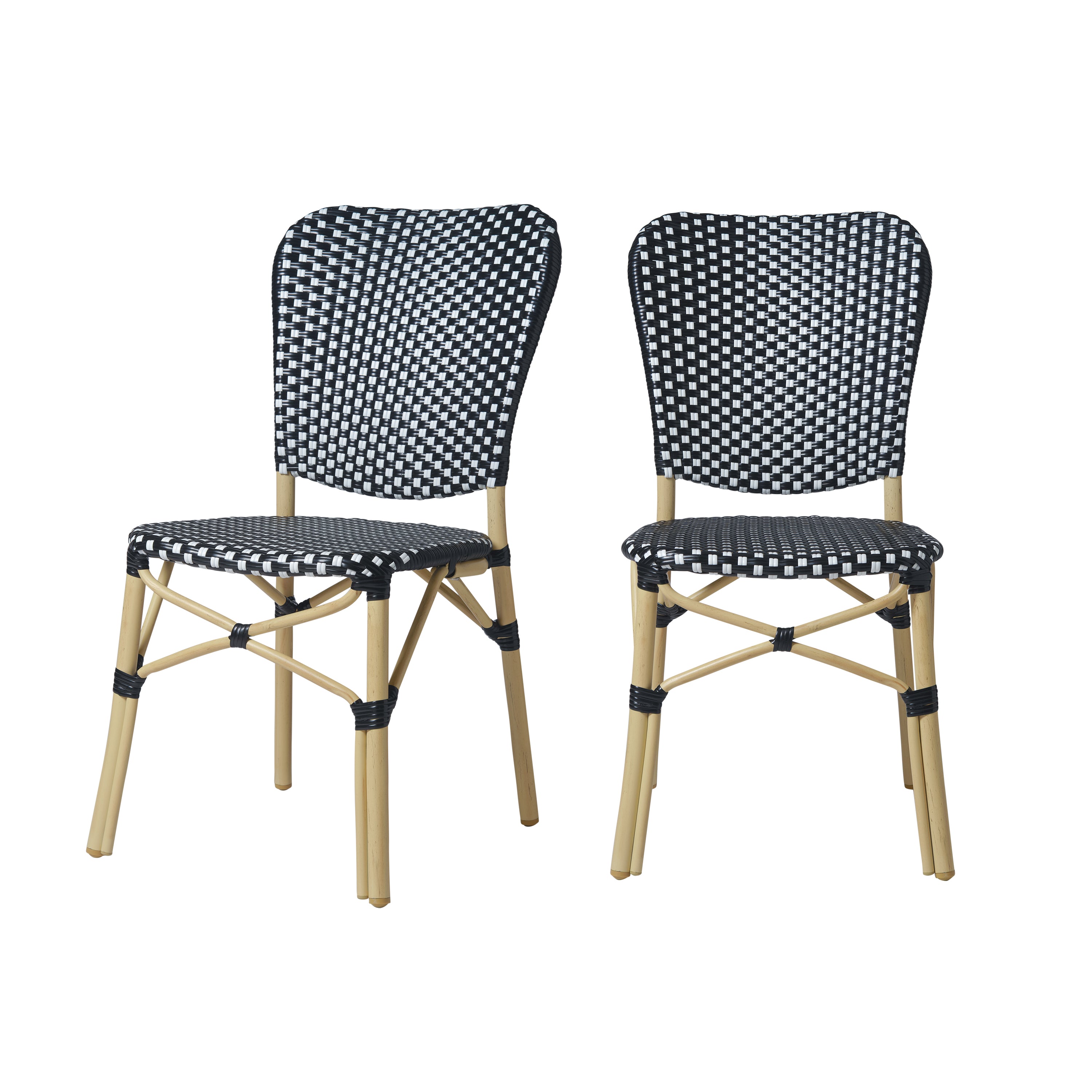 Well Traveled Living Orsay French Bistro Wicker Chair – 2pk